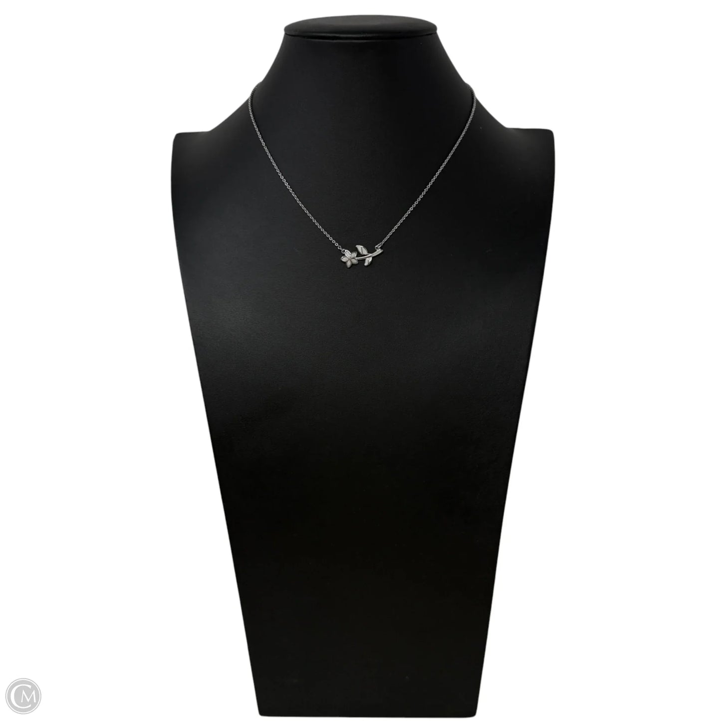 Mother Of Pearl Floral Pendant Necklace Designer By Coach