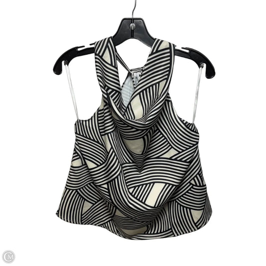 Top Sleeveless By Commense In Black & Cream, Size: Xl