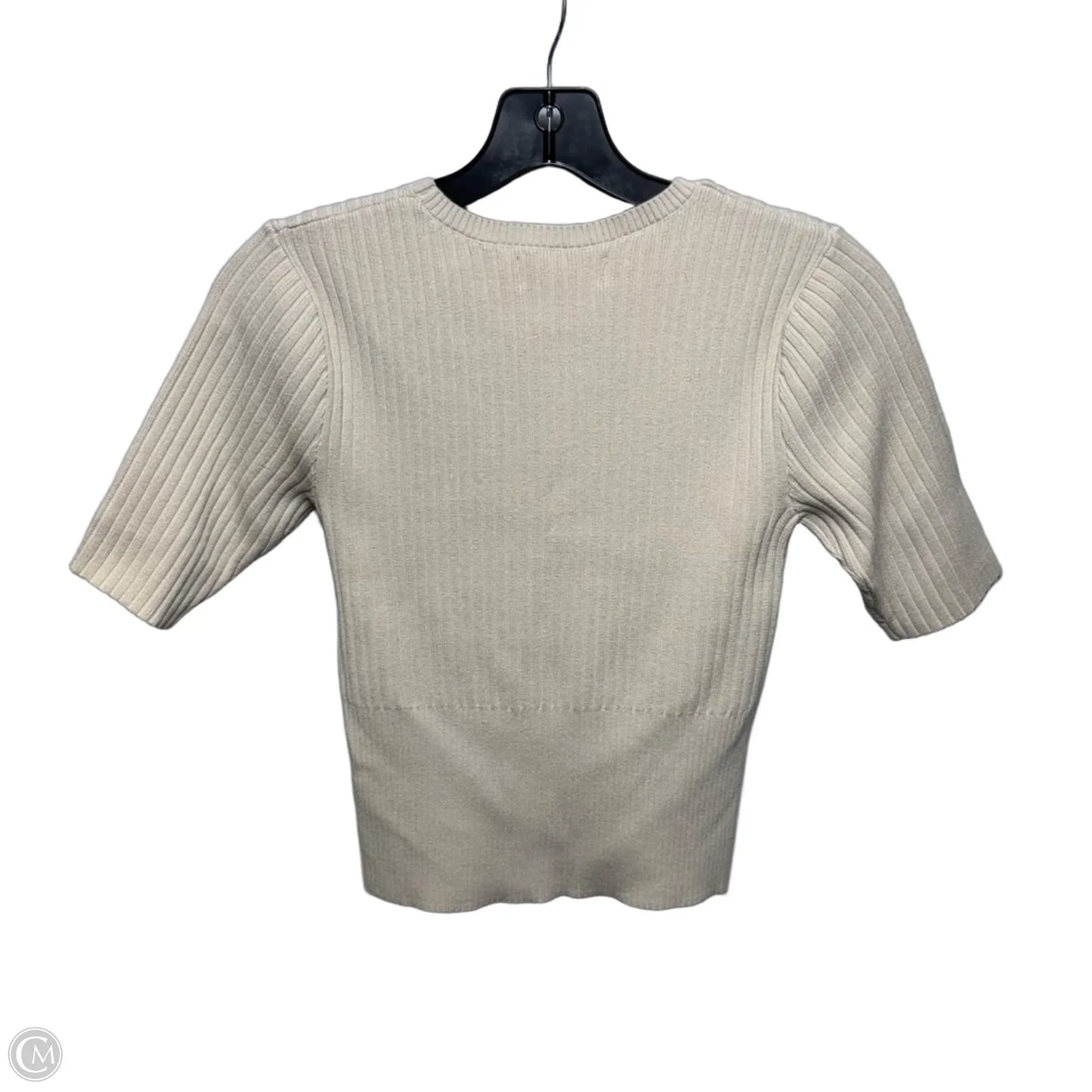 Top Short Sleeve By Bailey 44 In Cream, Size: S