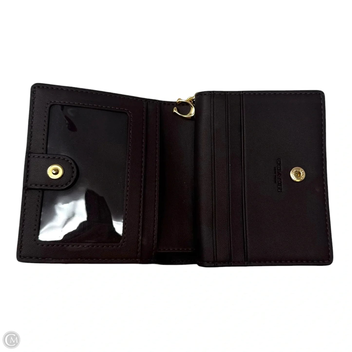 Signature Snap Wallet Designer By Coach, Size: Medium