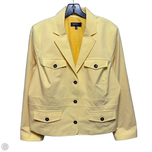 Jacket Other By Talbots In Yellow, Size: 16
