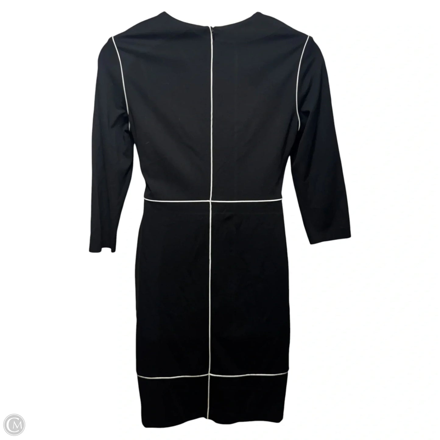 Dress Designer By Escada In Black & White, Size: 12 (42)