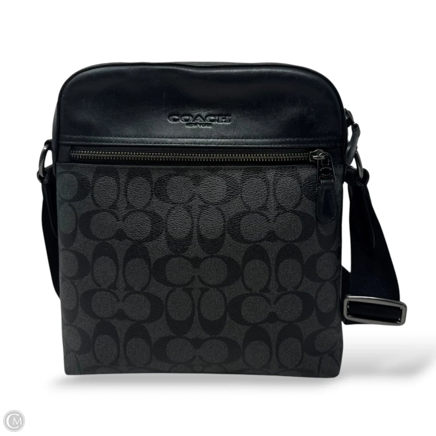 Houston Flight Bag Crossbody Designer By Coach, Size: Medium