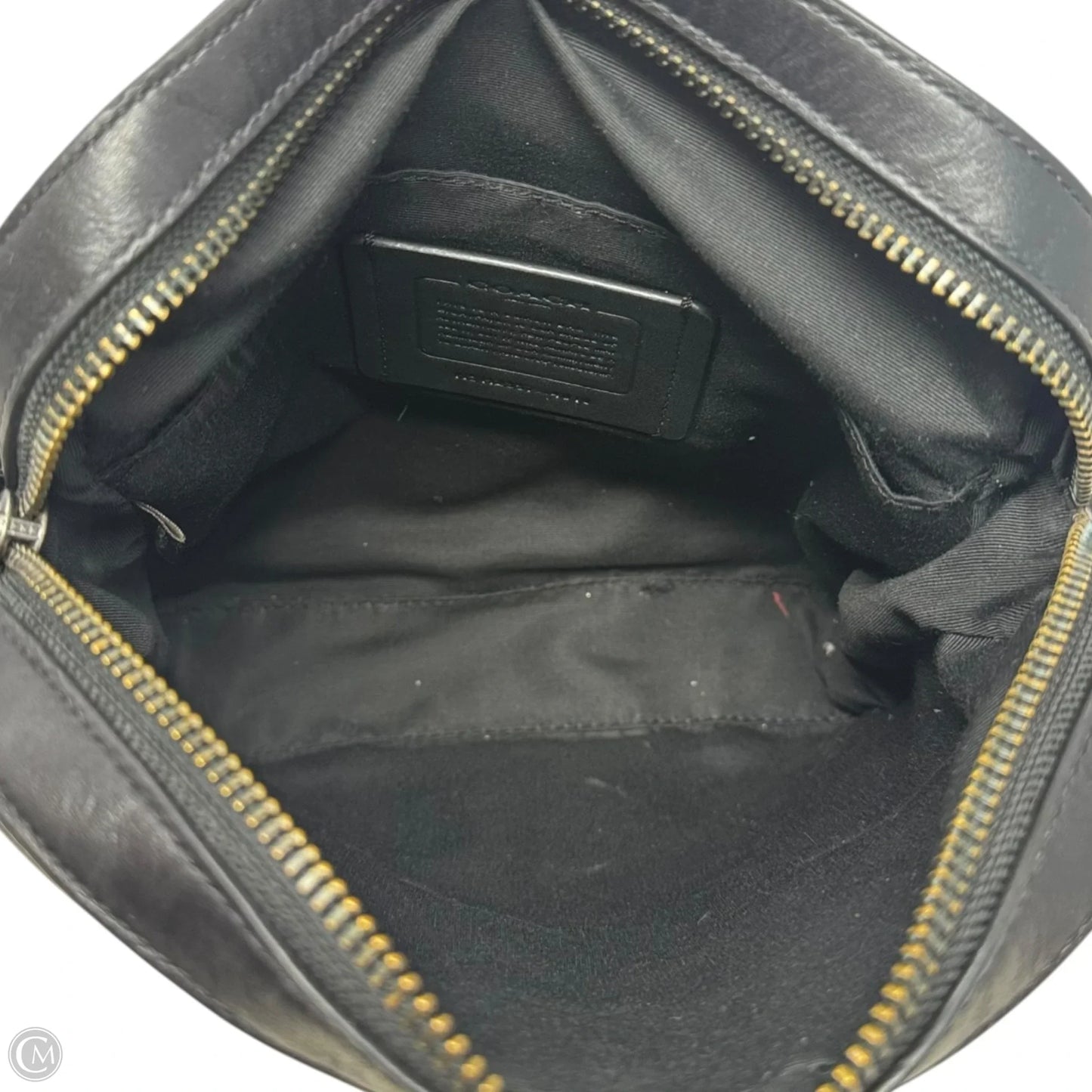 Houston Flight Bag Crossbody Designer By Coach, Size: Medium