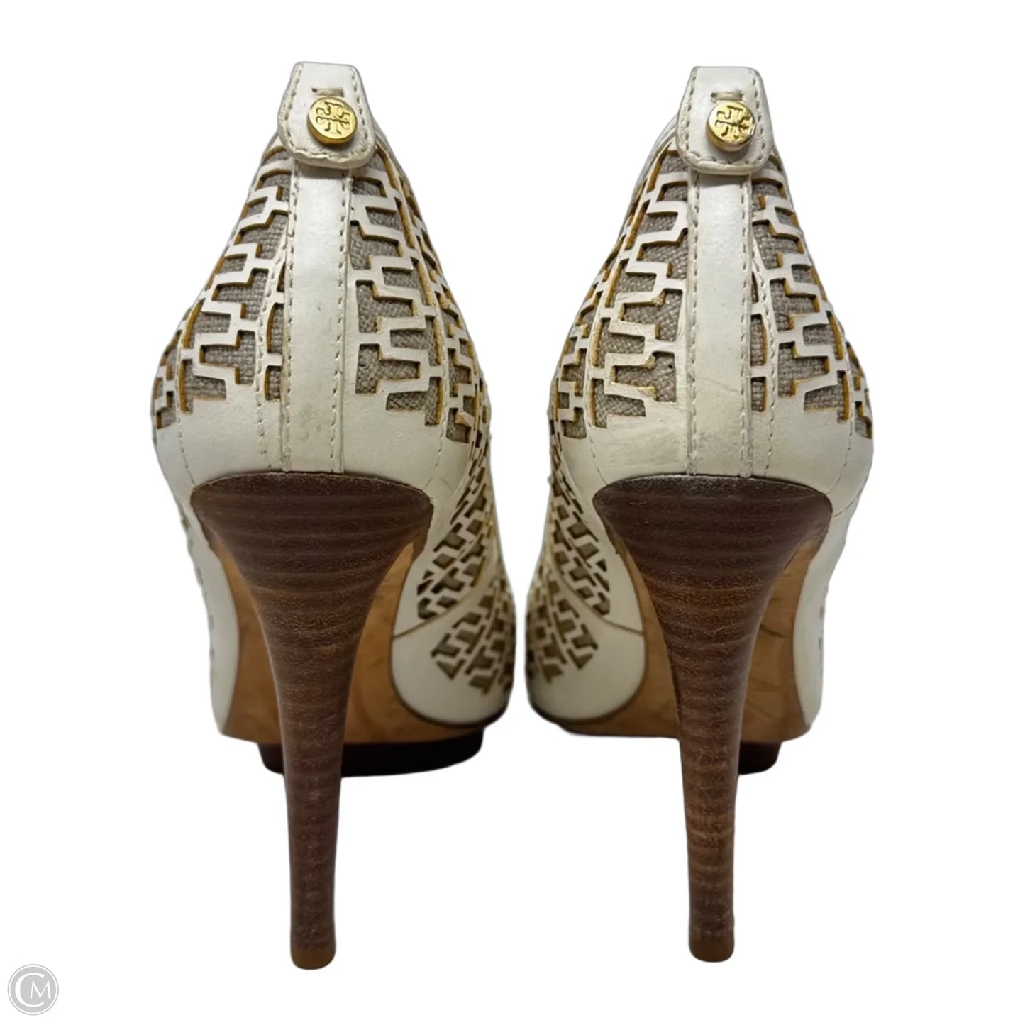 Regan Pumps Shoes Designer By Tory Burch In Cream, Size: 11
