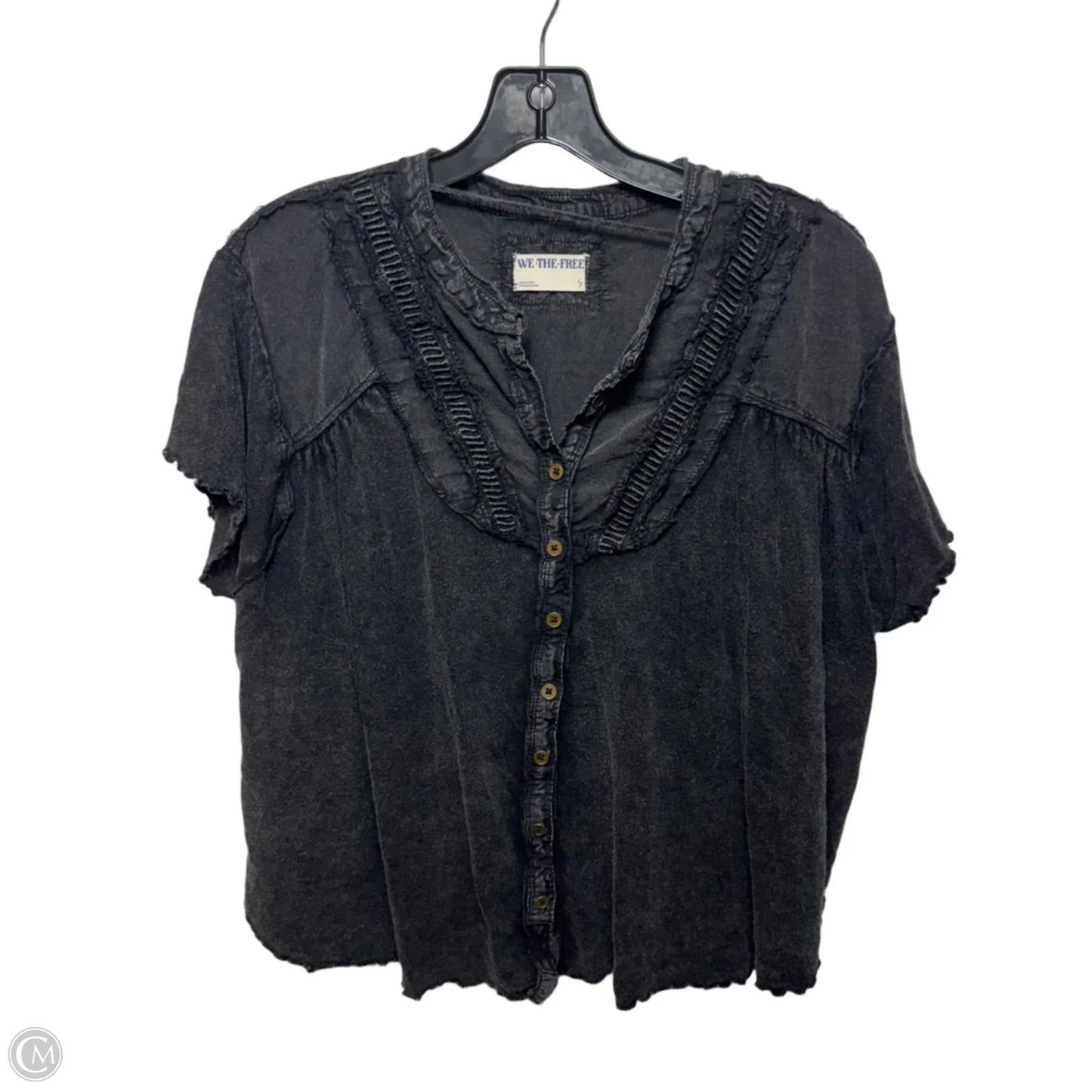 Top Short Sleeve By We The Free In Black, Size: S
