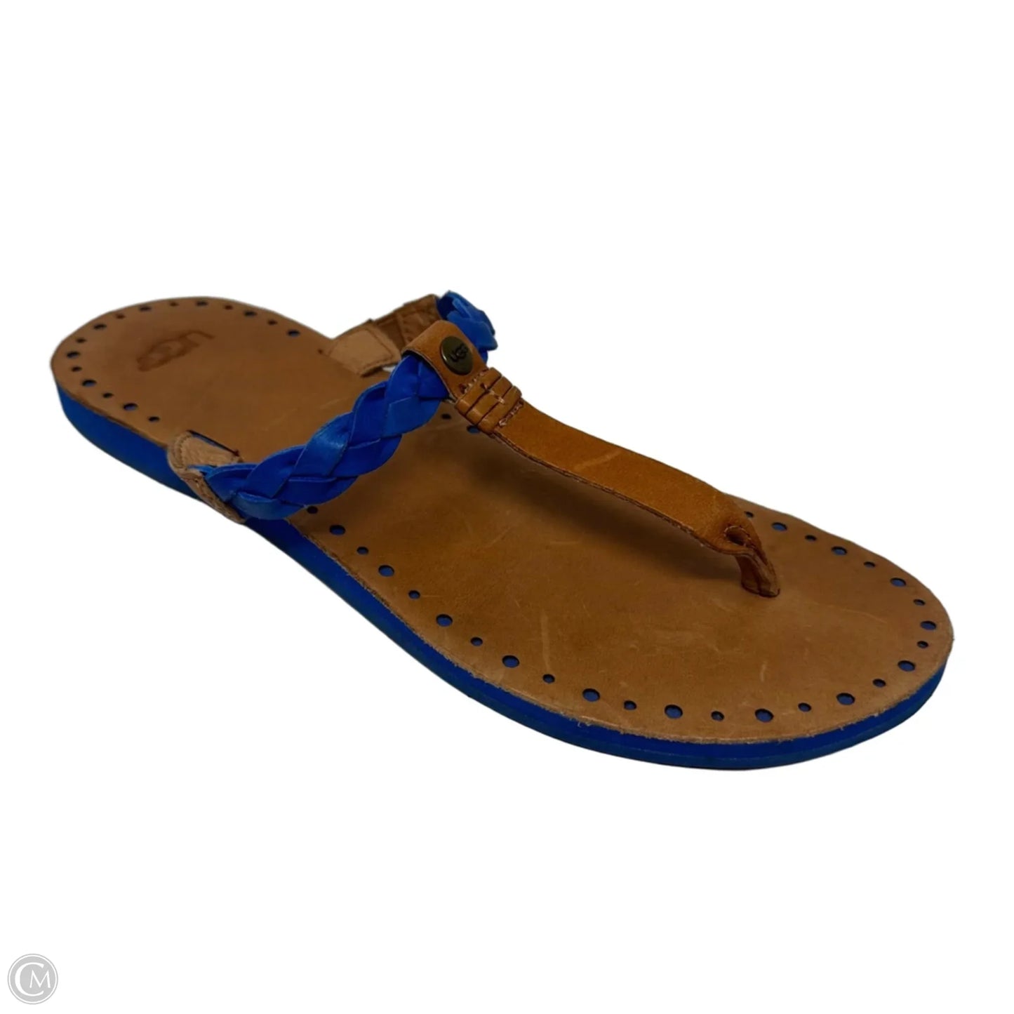 Braided Sandals Designer By Ugg In Tan, Size: 8