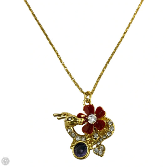 Lucky Dragon Pendant Necklace Designer By Kate Spade