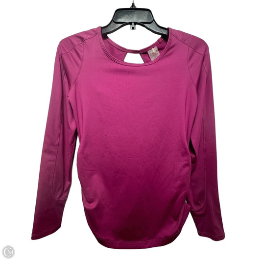 Athletic Top Long Sleeve Crewneck By Calia In Purple, Size: Xs