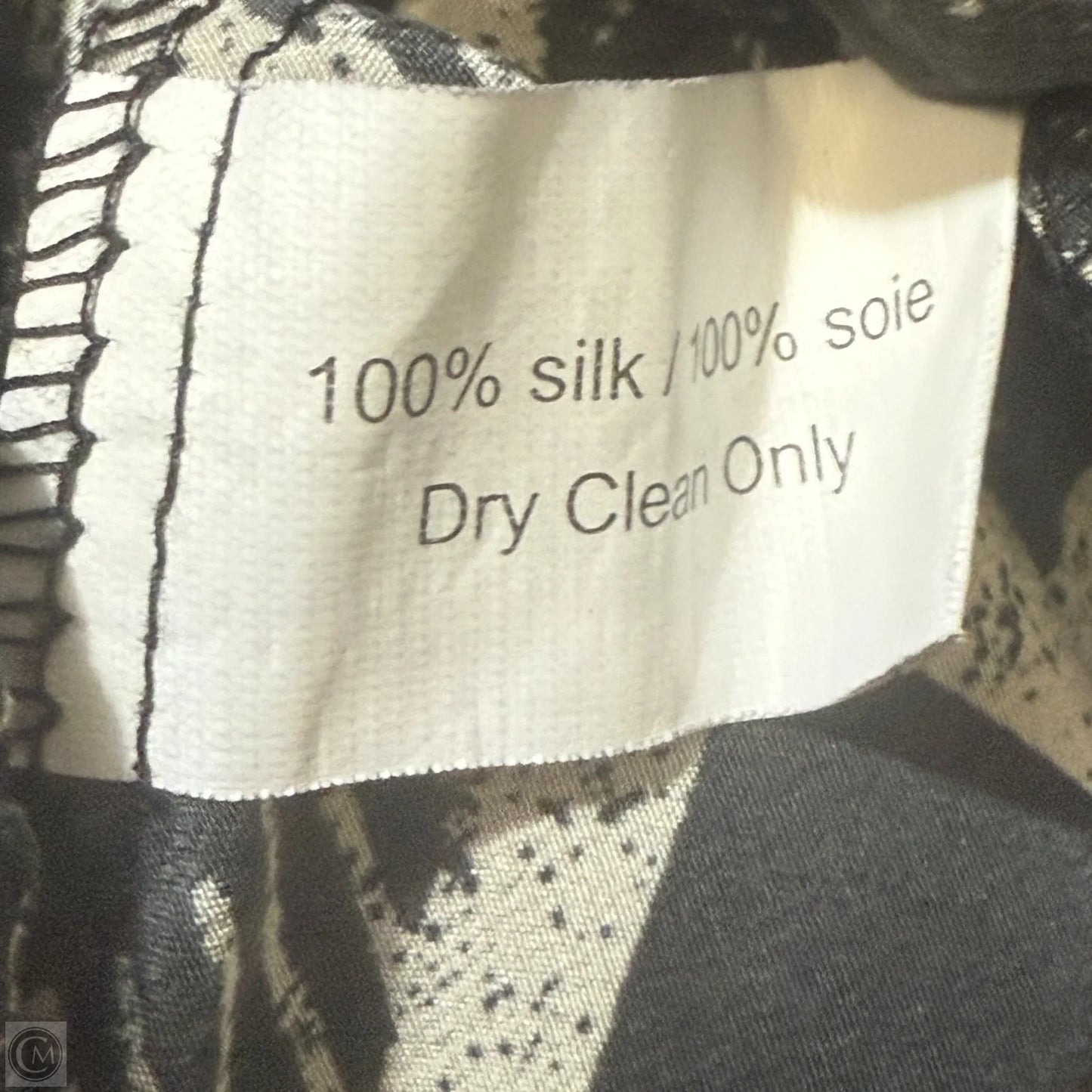 Geometric Print Silk Maxi Skirt By Porridge X Anthropologie In Black & White, Size: XS