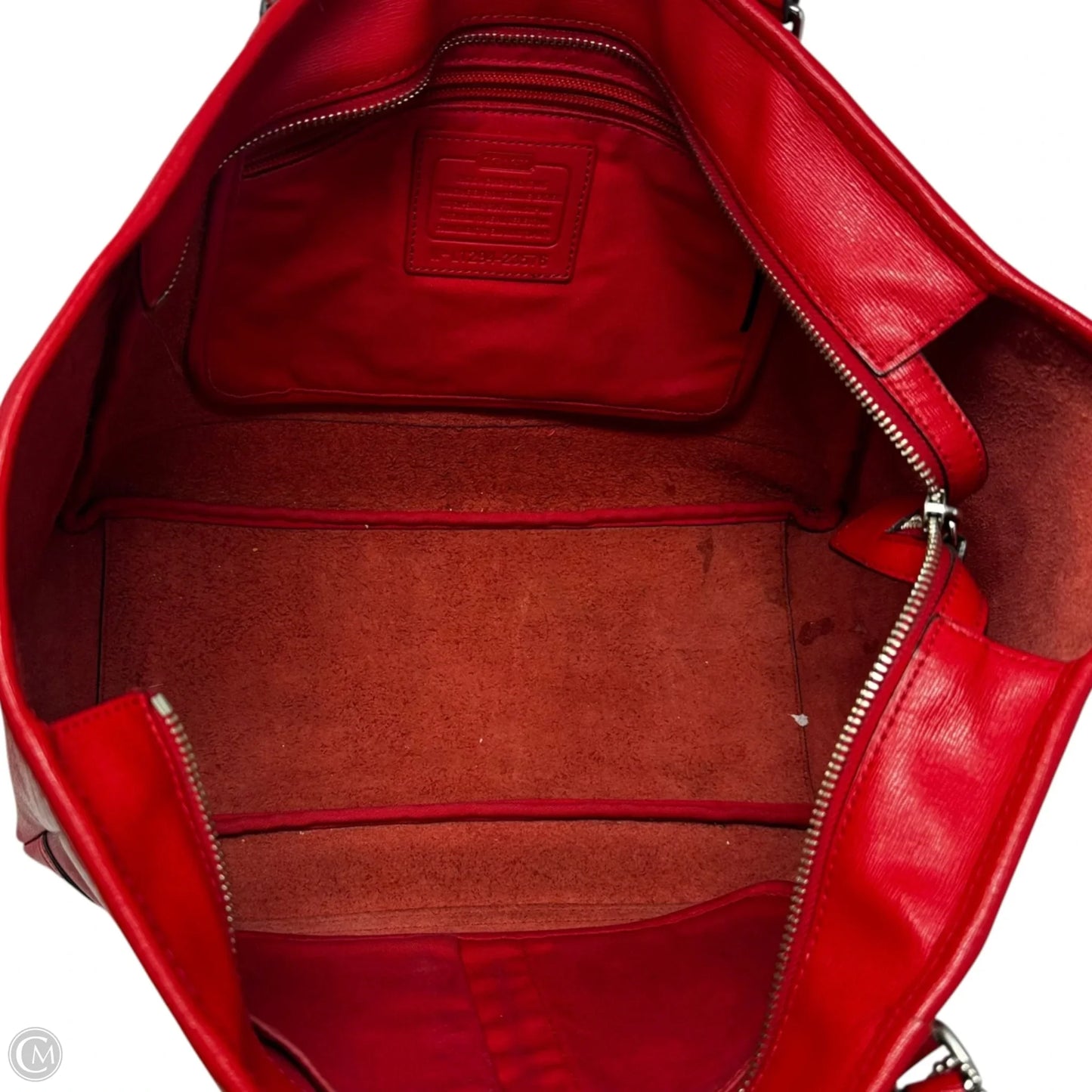 AS IS Saffiano Tote Designer By Coach, Size: Medium
