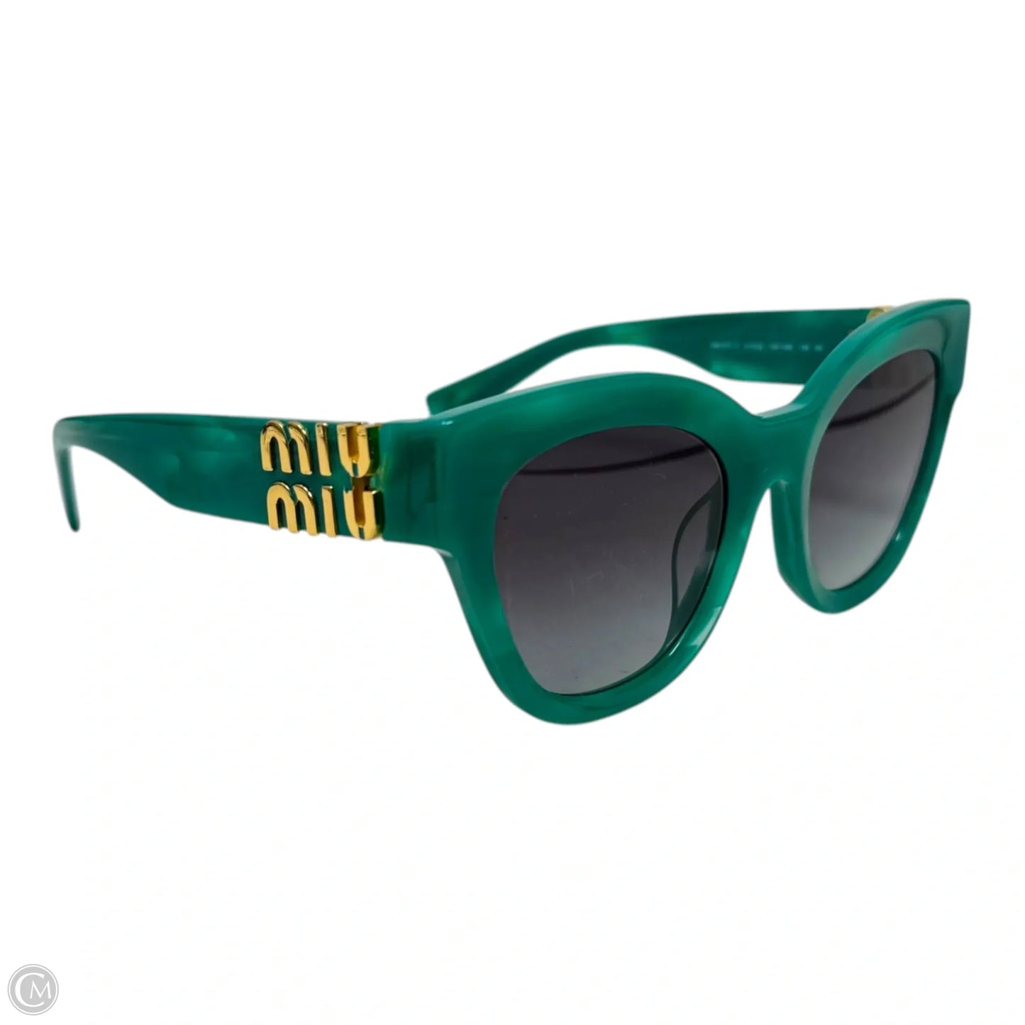 AS IS O1Y-F Sunglasses Luxury Designer By Miu Miu, Size: