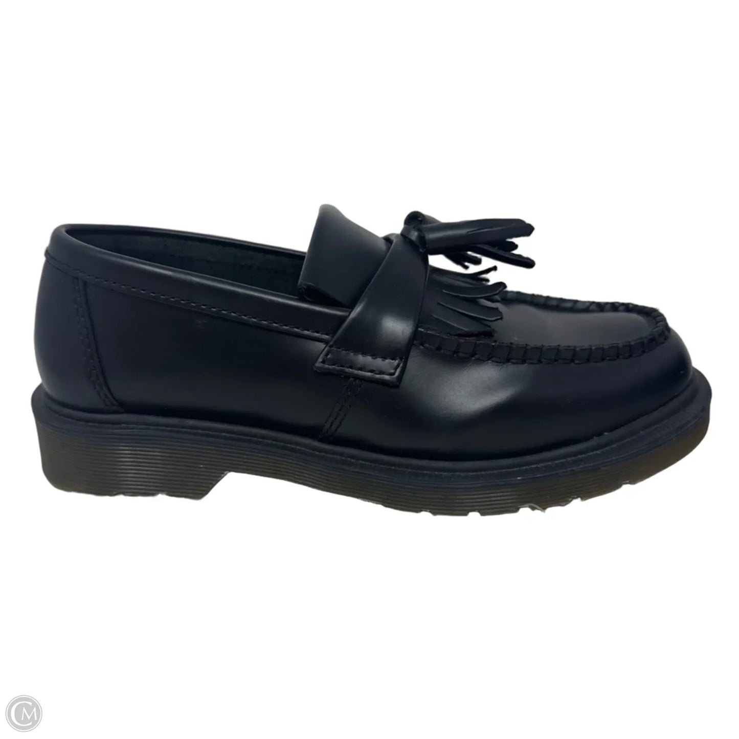 Adrian Tassel Loafer Shoes Flats By Dr Martens In Black, Size: 7