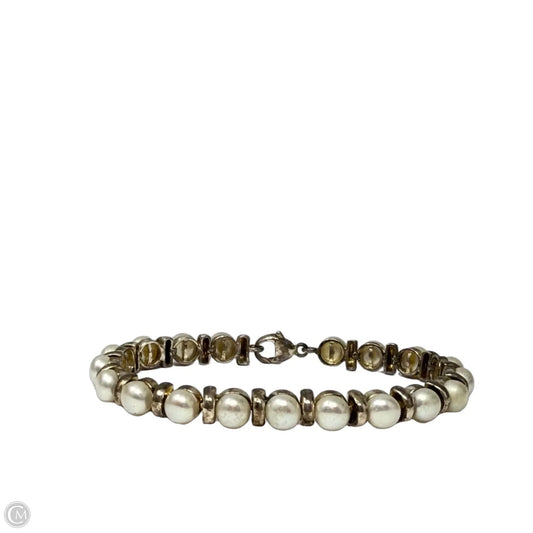 Sterling Silver & Pearl Bracelet