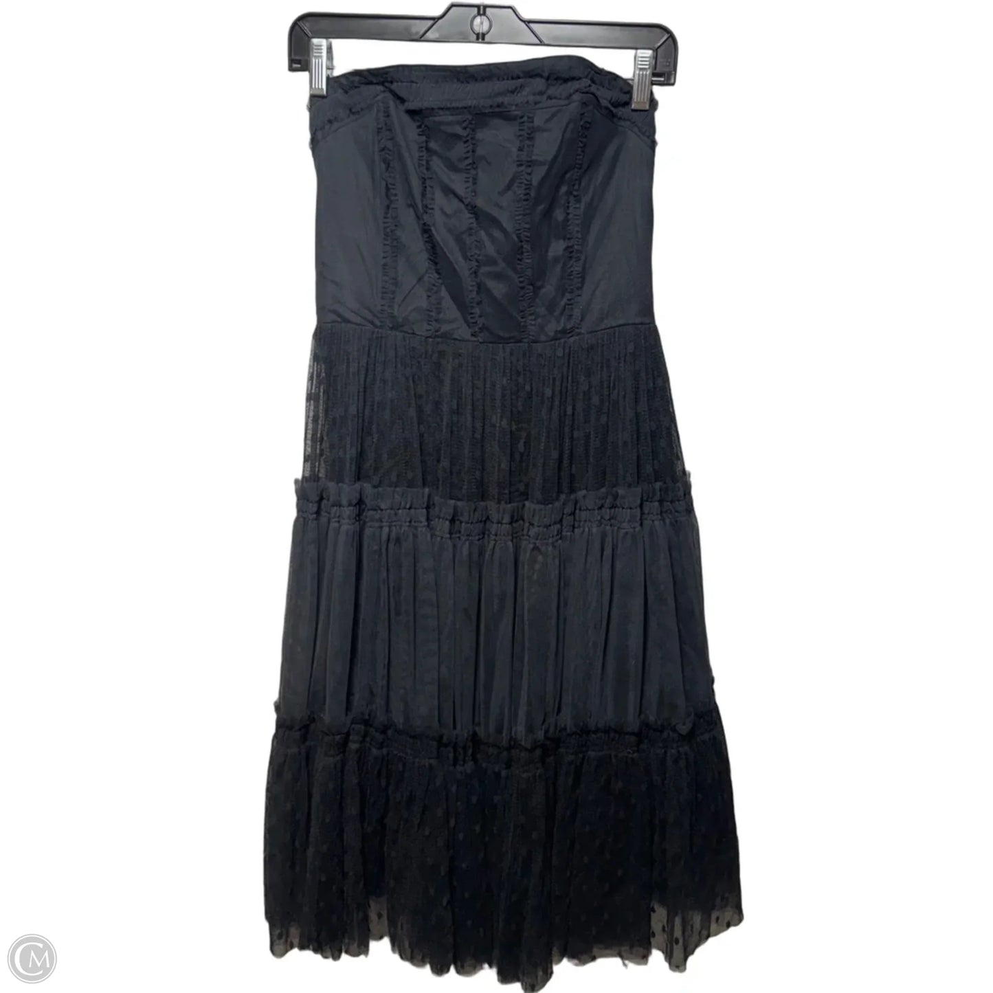 Ypres Strapless Tulle Party Dress By Moulinette Soeurs In Black, Size: 8