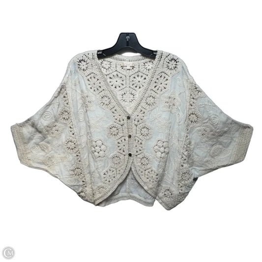 Cardigan By Easel In Cream, Size: S/M