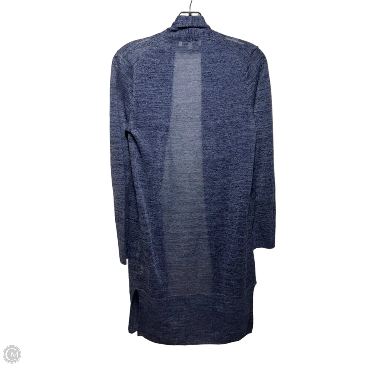 Linen Sweater Cardigan By White And Warren In Blue, Size: Xs