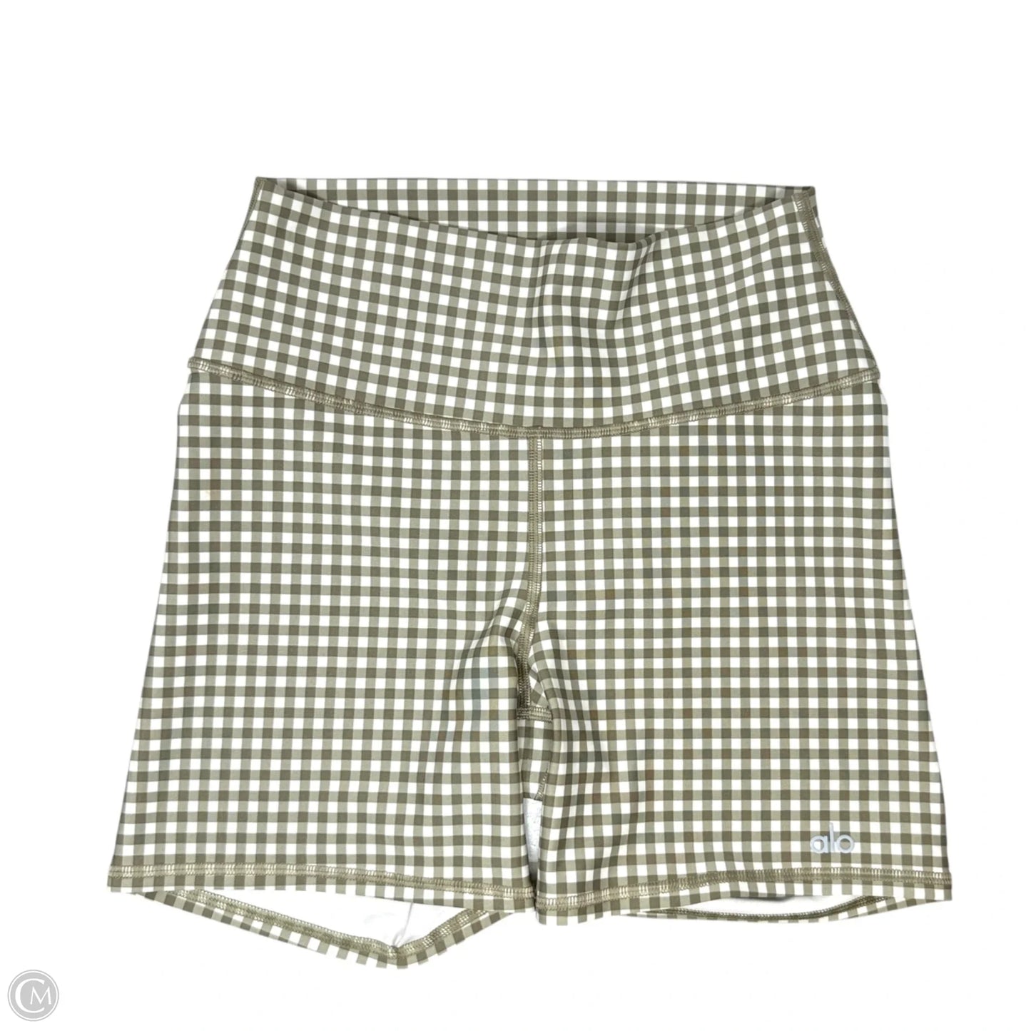 Athletic Shorts By Alo In Checkered Pattern, Size: M