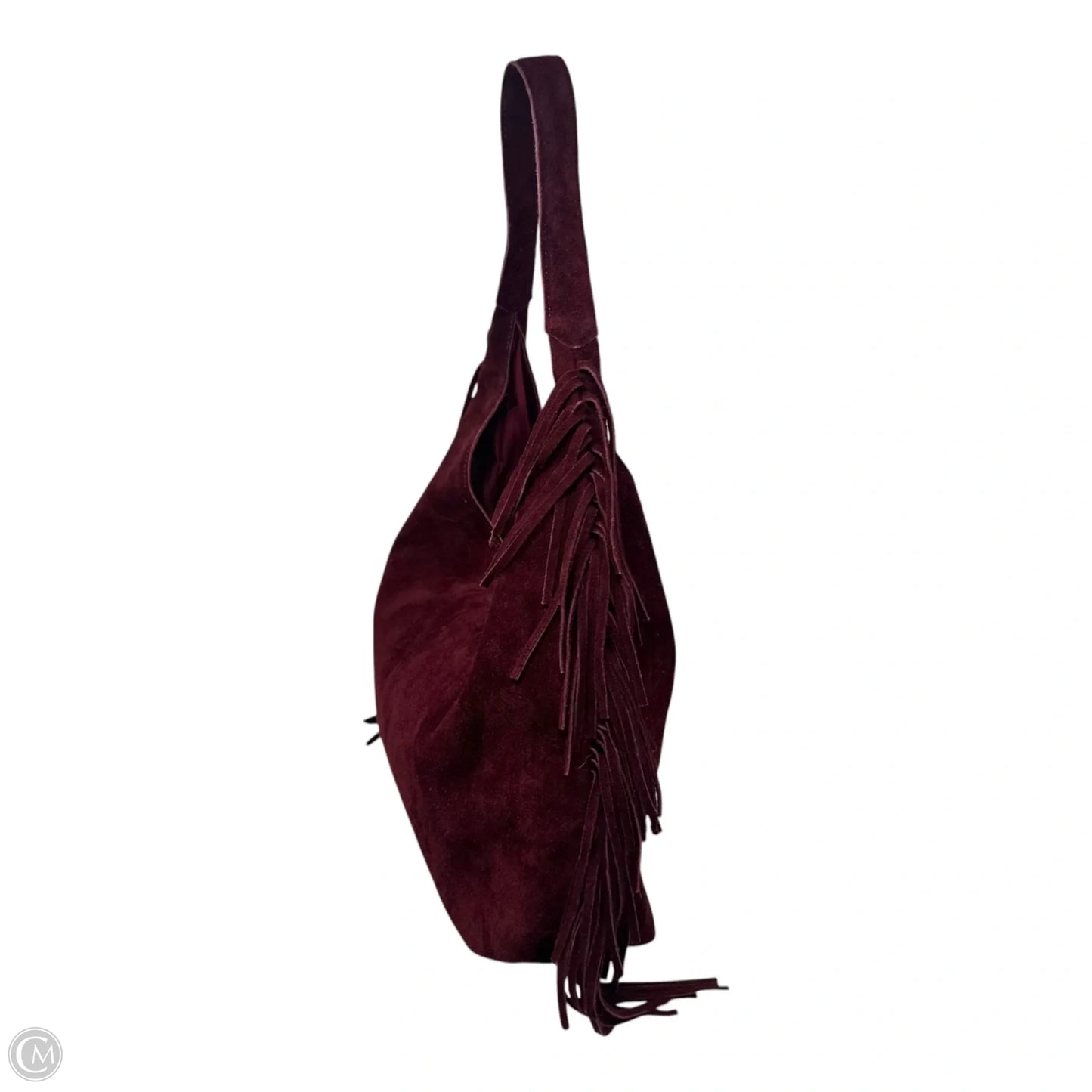 Fringe Suede Hobo Bag By Haute Hippie, Size: Medium