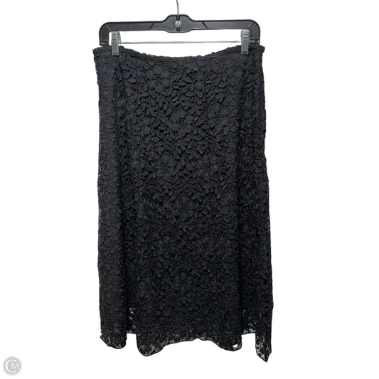 Skirt Midi By Garnet Hill In Black, Size: 8