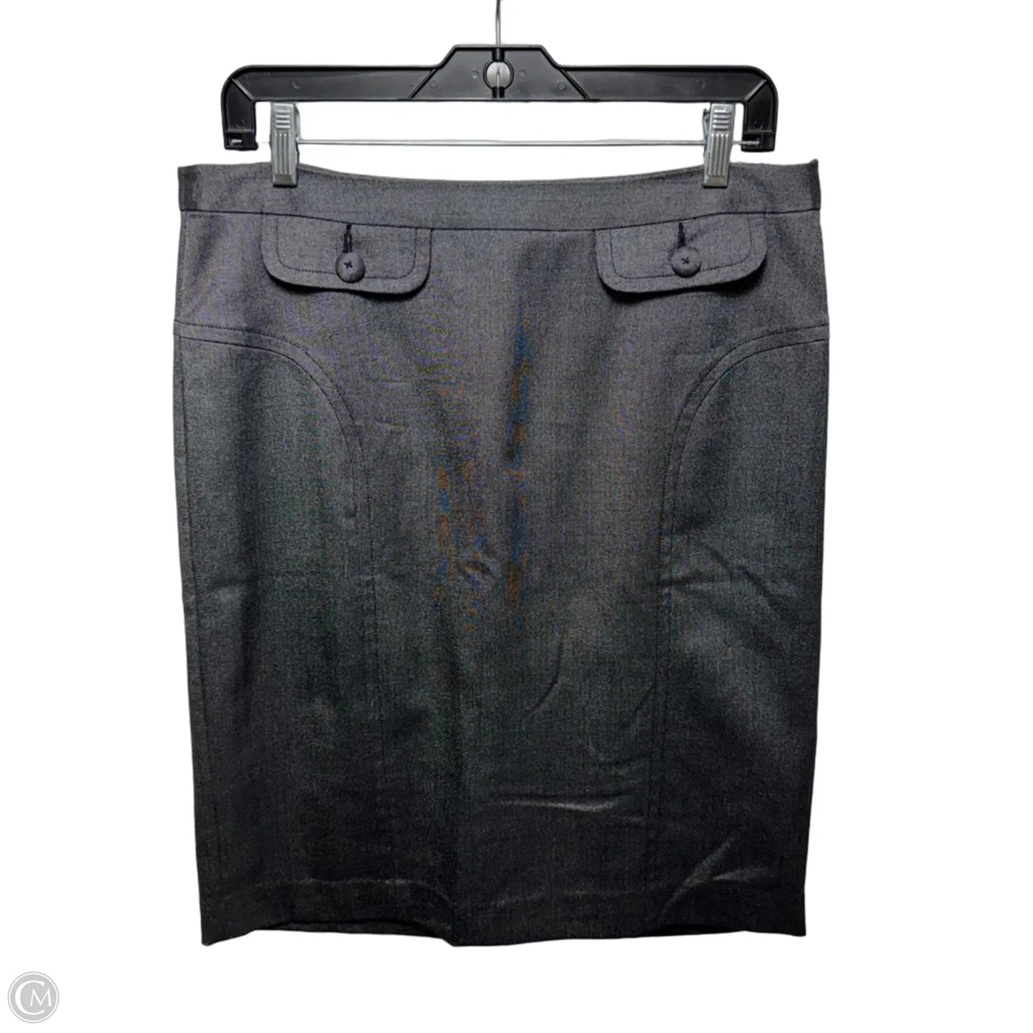 Wool and Silk Skirt Mini & Short By Trina Turk In Grey, Size: 8