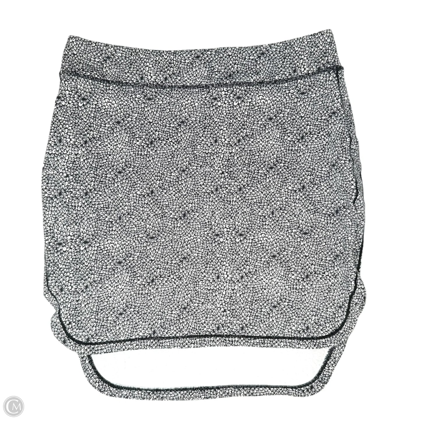Athletic Skirt By Lululemon In Black & White, Size: S (ESTIMATED)