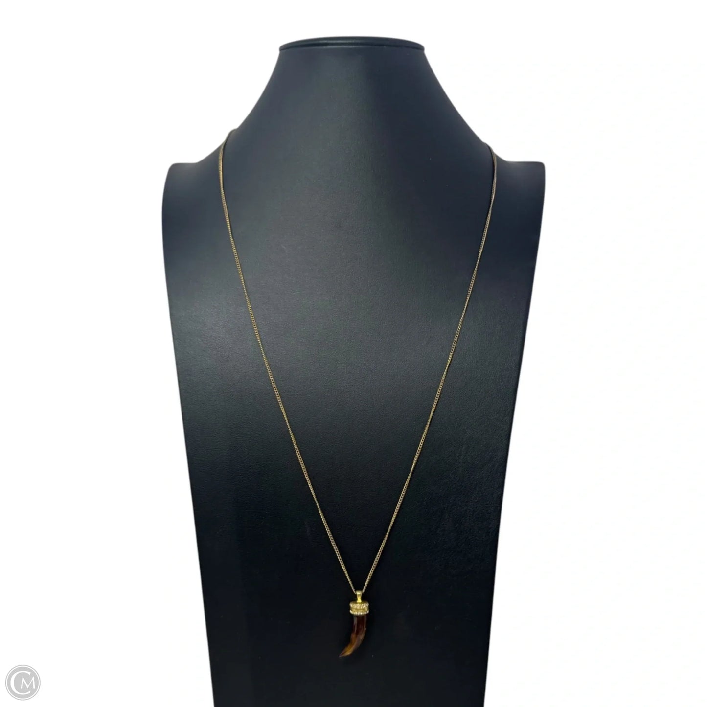 Resin Horn Necklace Pendant By J. Crew