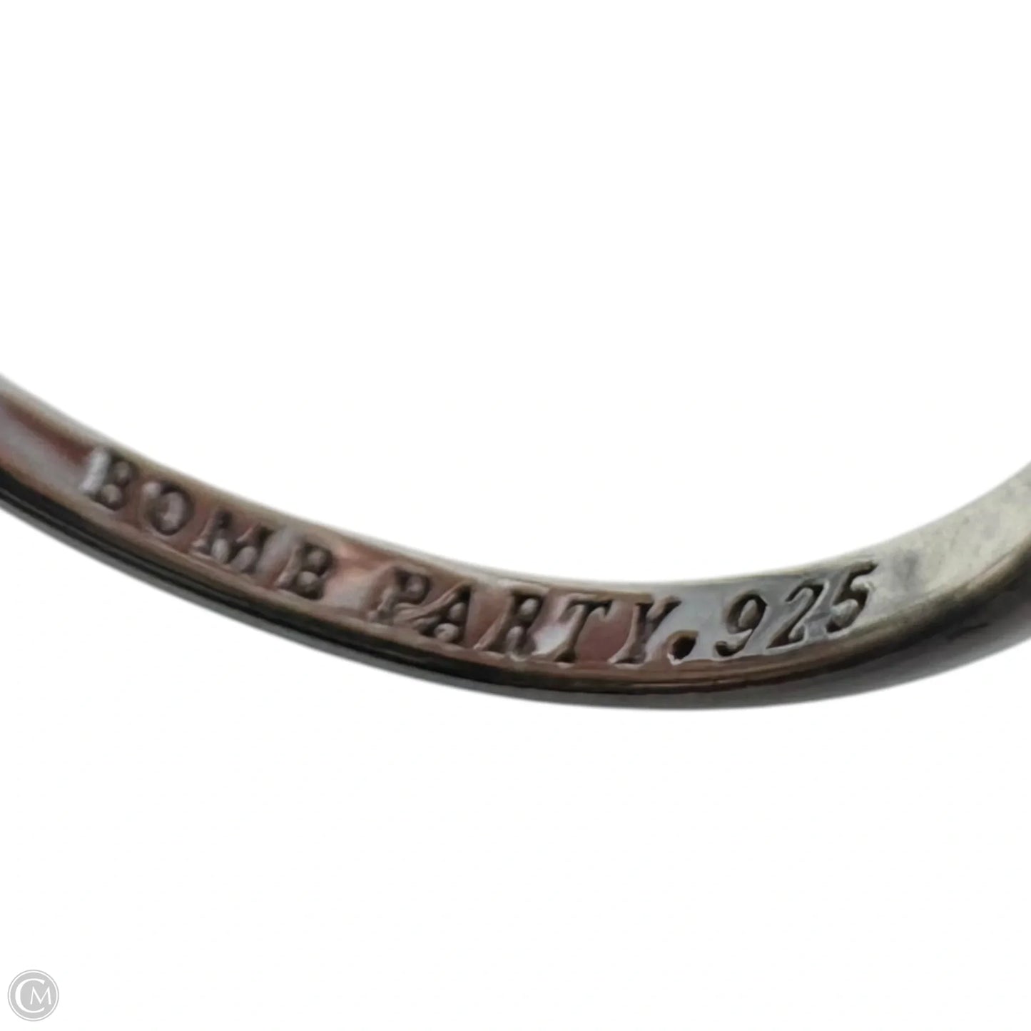 Pink Stone Ring Sterling Silver By Bomb Party, Size: 8