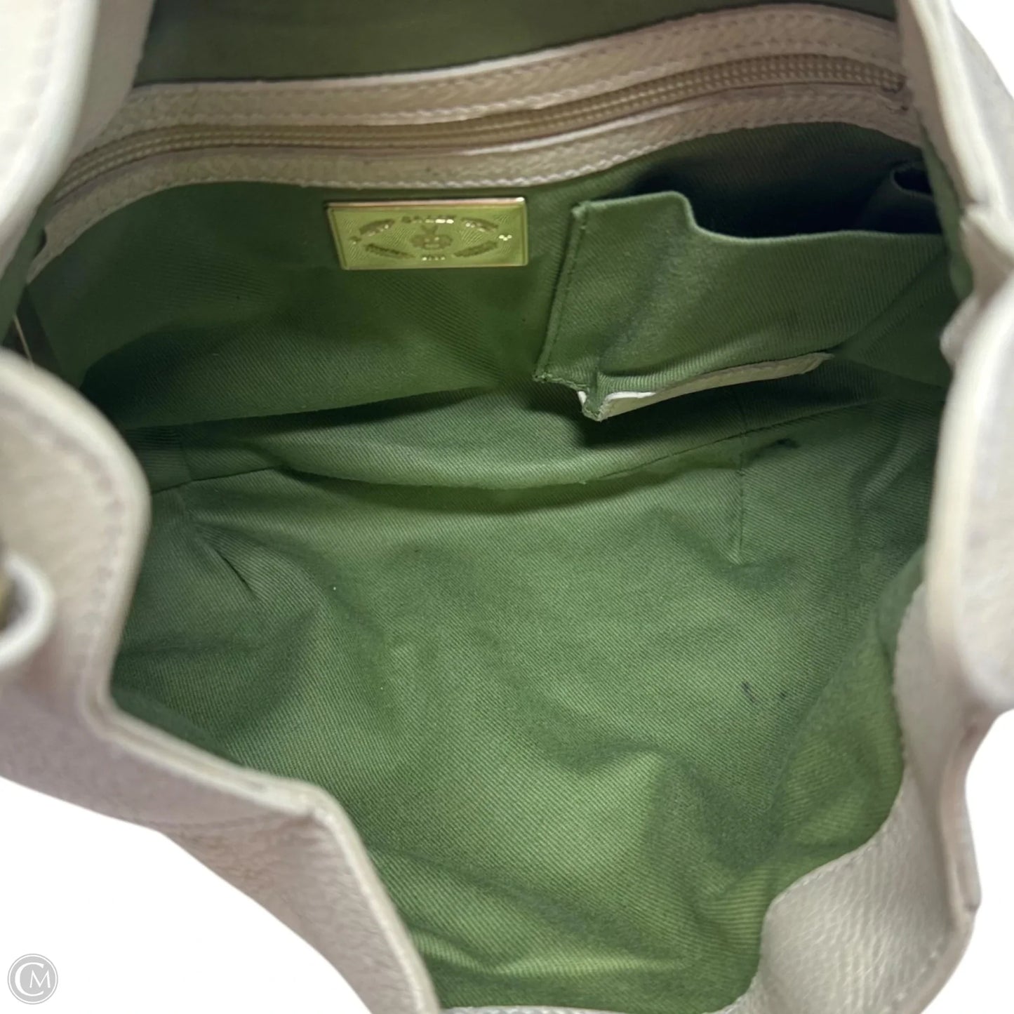 AS IS Handbag Leather By Bally, Size: Medium