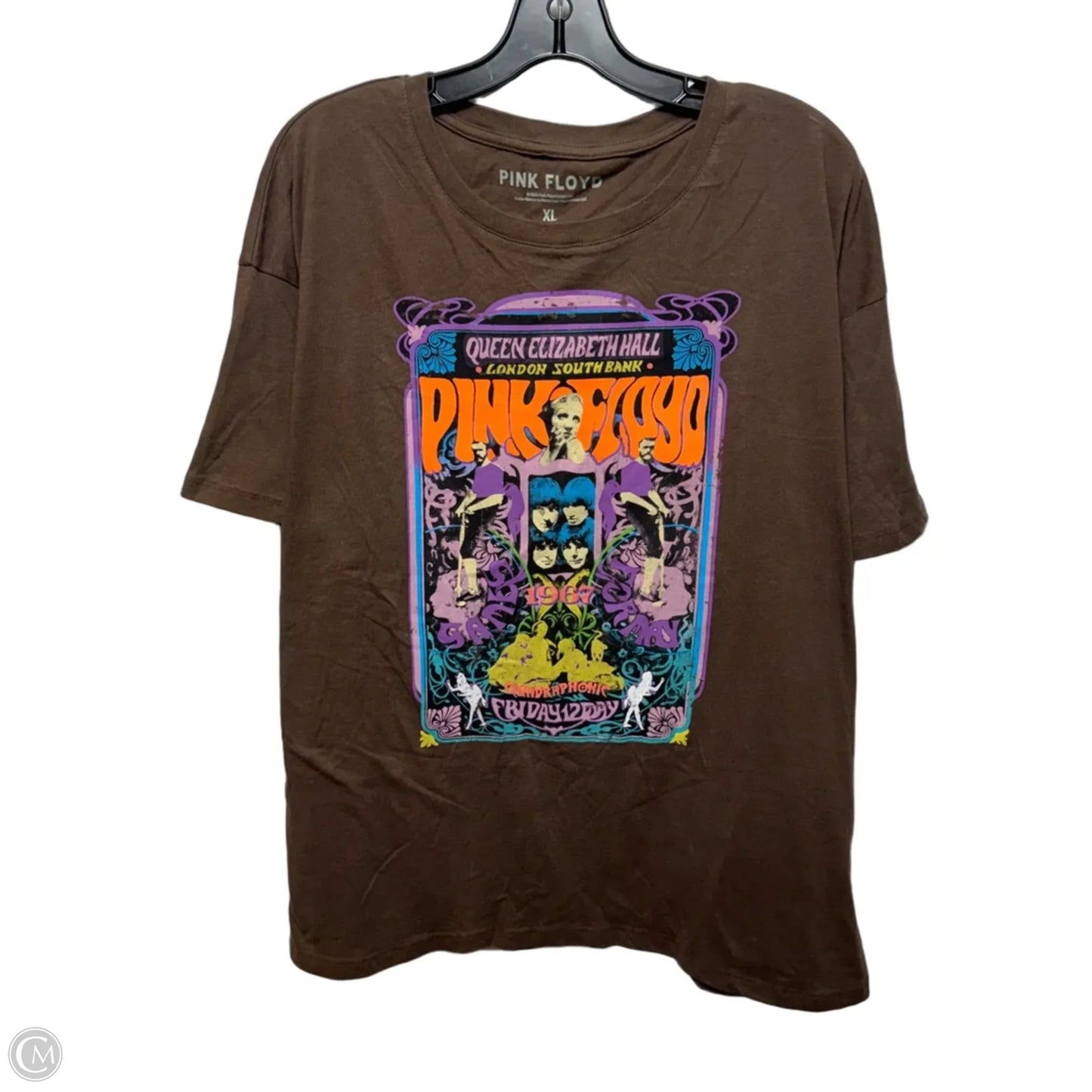 Pink Floyd Top Short Sleeve In Brown, Size: Xl