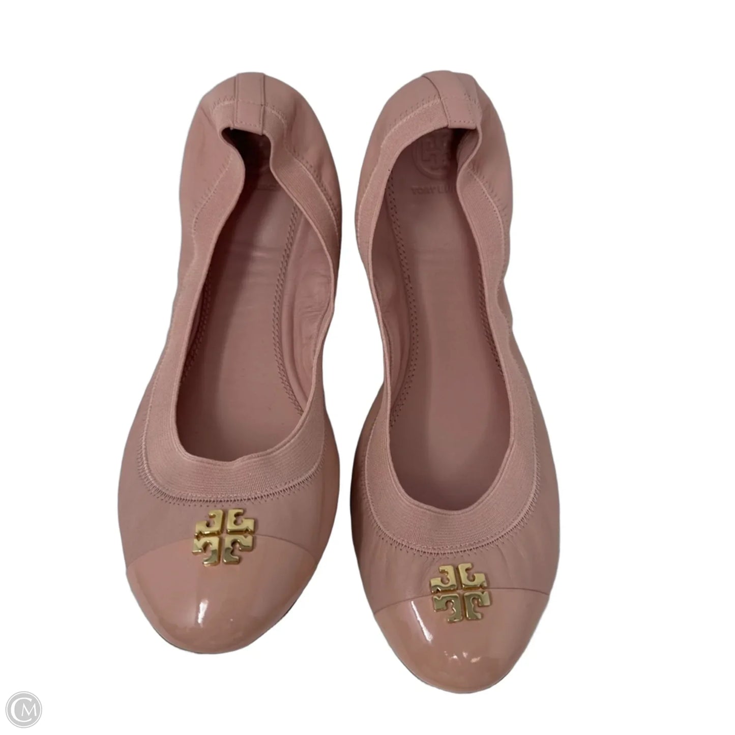 Ballet Flat Shoes Designer By Tory Burch In Pink, Size: 11