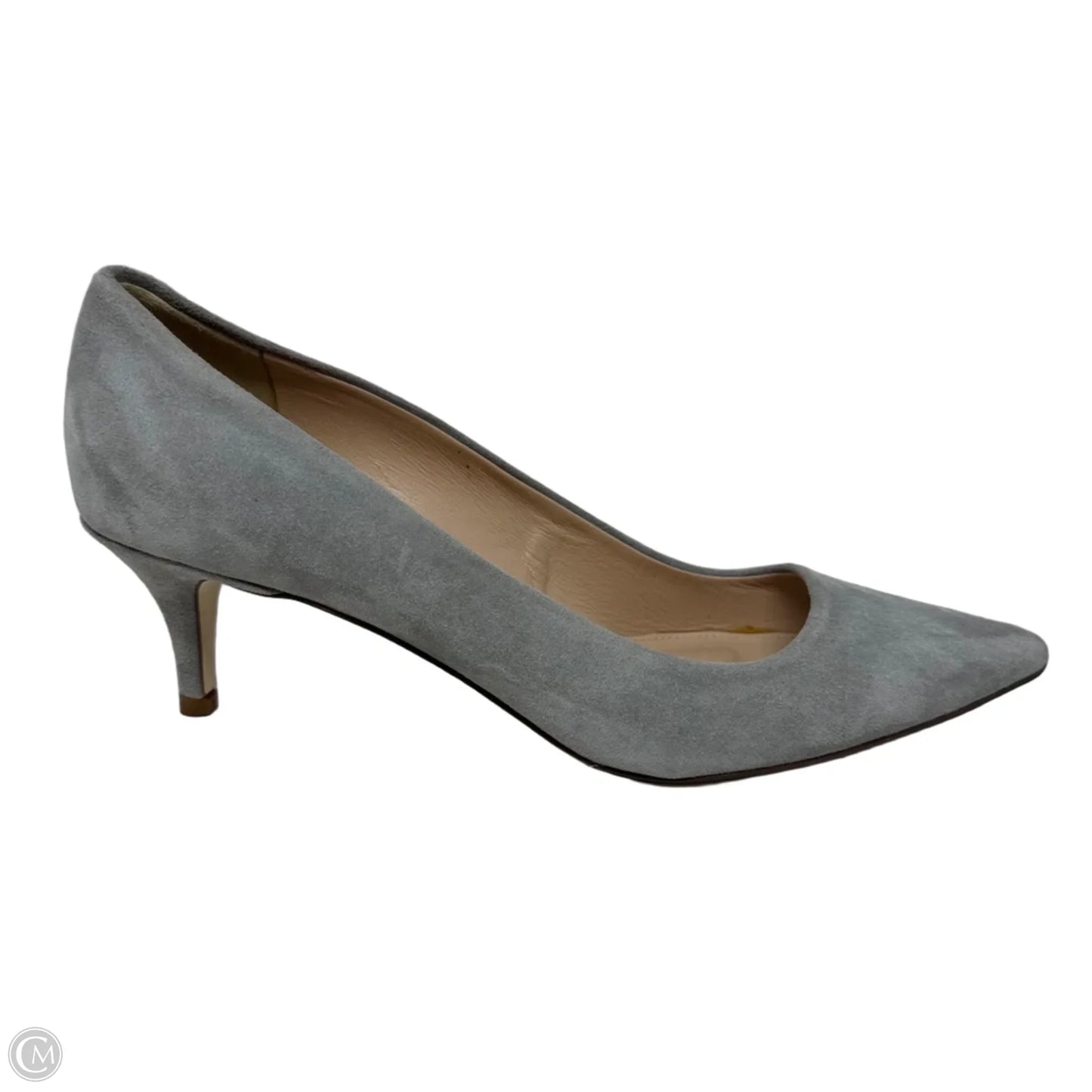 Suede Shoes Heels Kitten By J. Crew In Grey, Size: 6.5