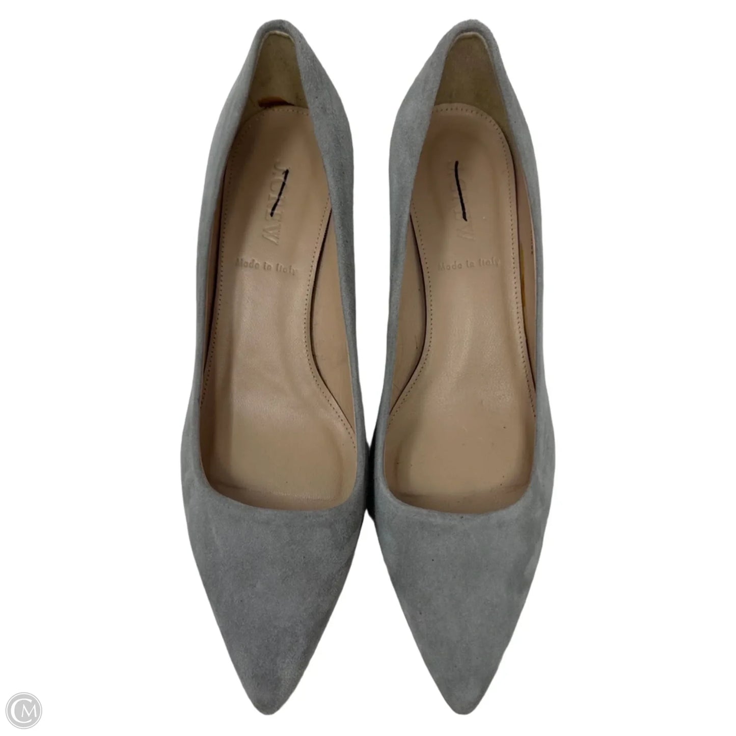 Suede Shoes Heels Kitten By J. Crew In Grey, Size: 6.5