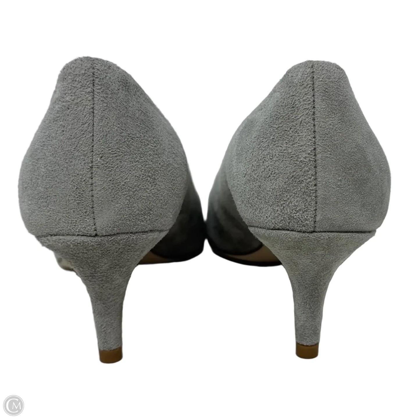 Suede Shoes Heels Kitten By J. Crew In Grey, Size: 6.5