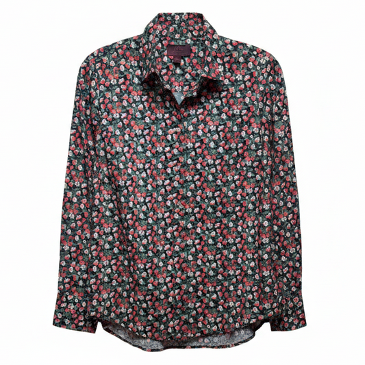 Liberty Print Slim Perfect Shirt By J. Crew In Sarah Floral Print, Size: 6p