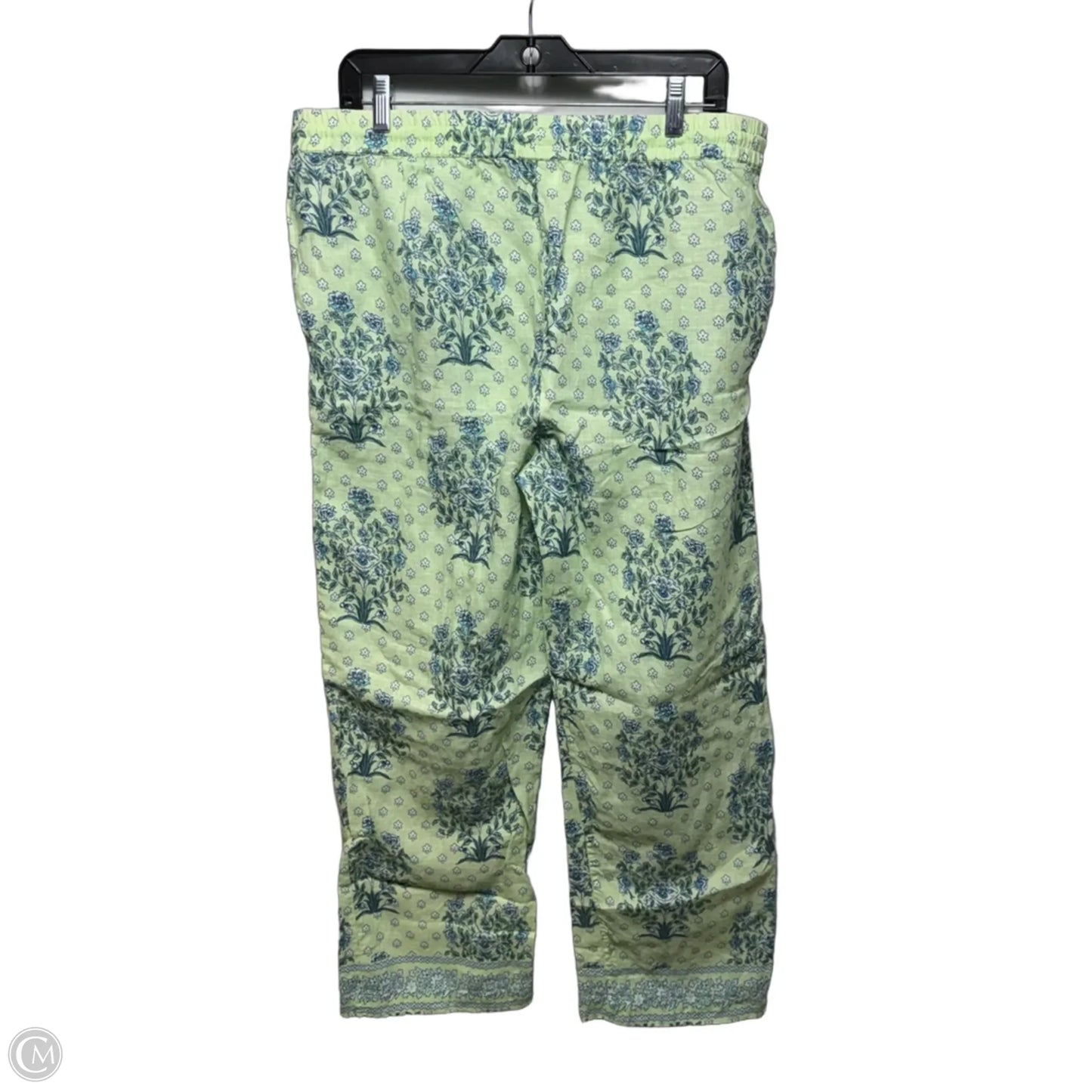 Yarrow Leonor Linen Pajama Pants By Roller Rabbit X Anthropologie In Floral Print, Size: L