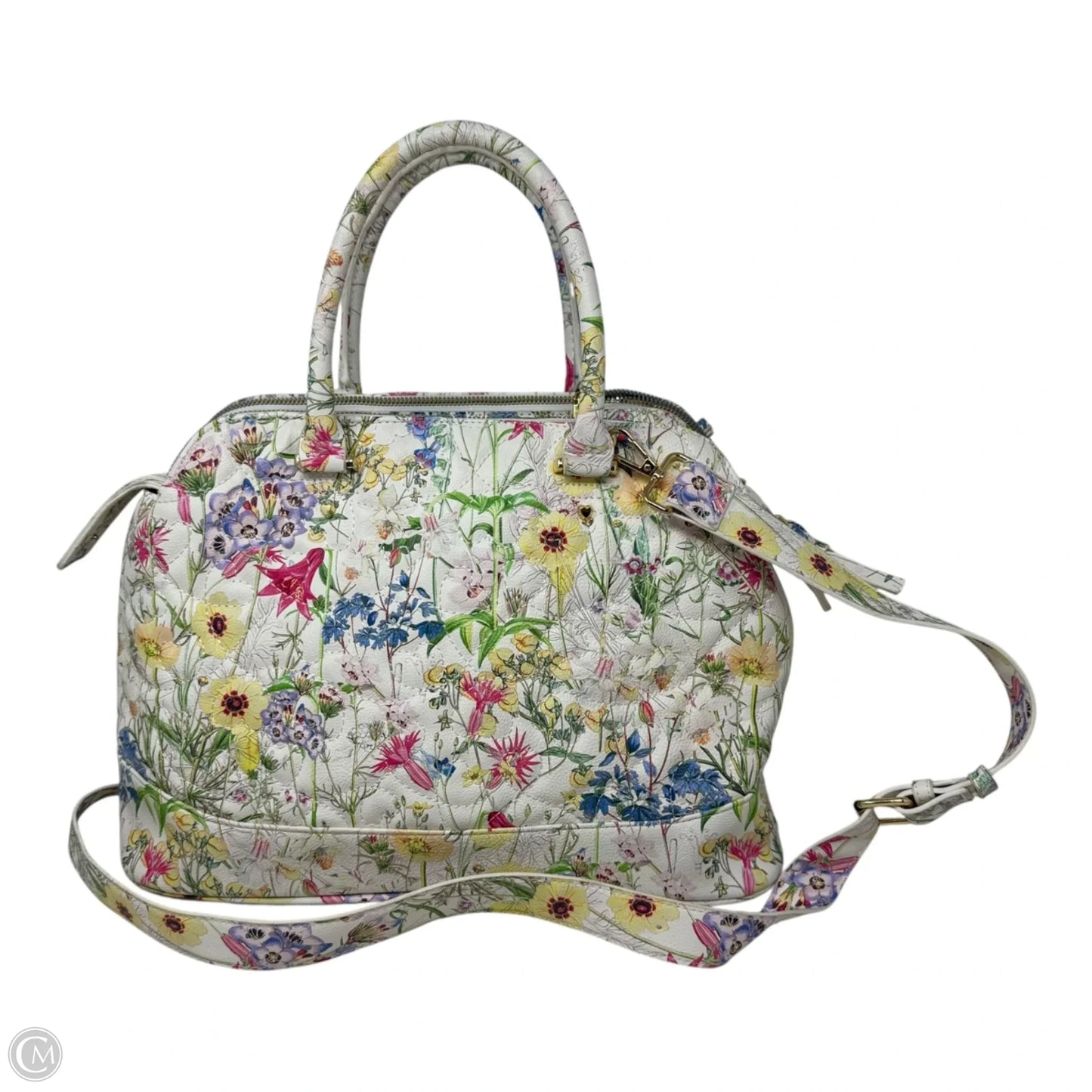 Quilted Handbag By Betsey Johnson, Size: Medium