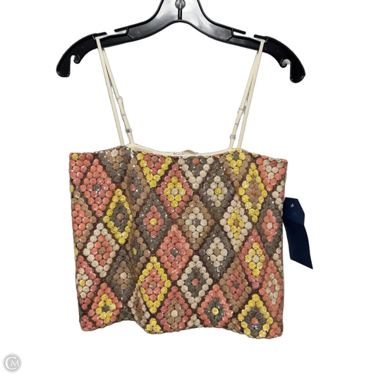 Sequin Top Sleeveless By Blue Tassel In Multi-colored, Size: M (estimated)