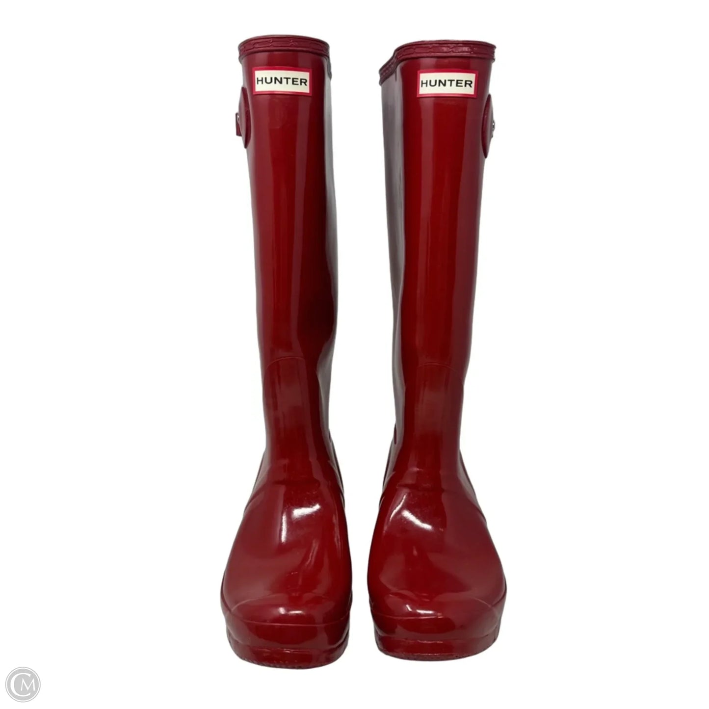 Boots Rain By Hunter In Red, Size: 10