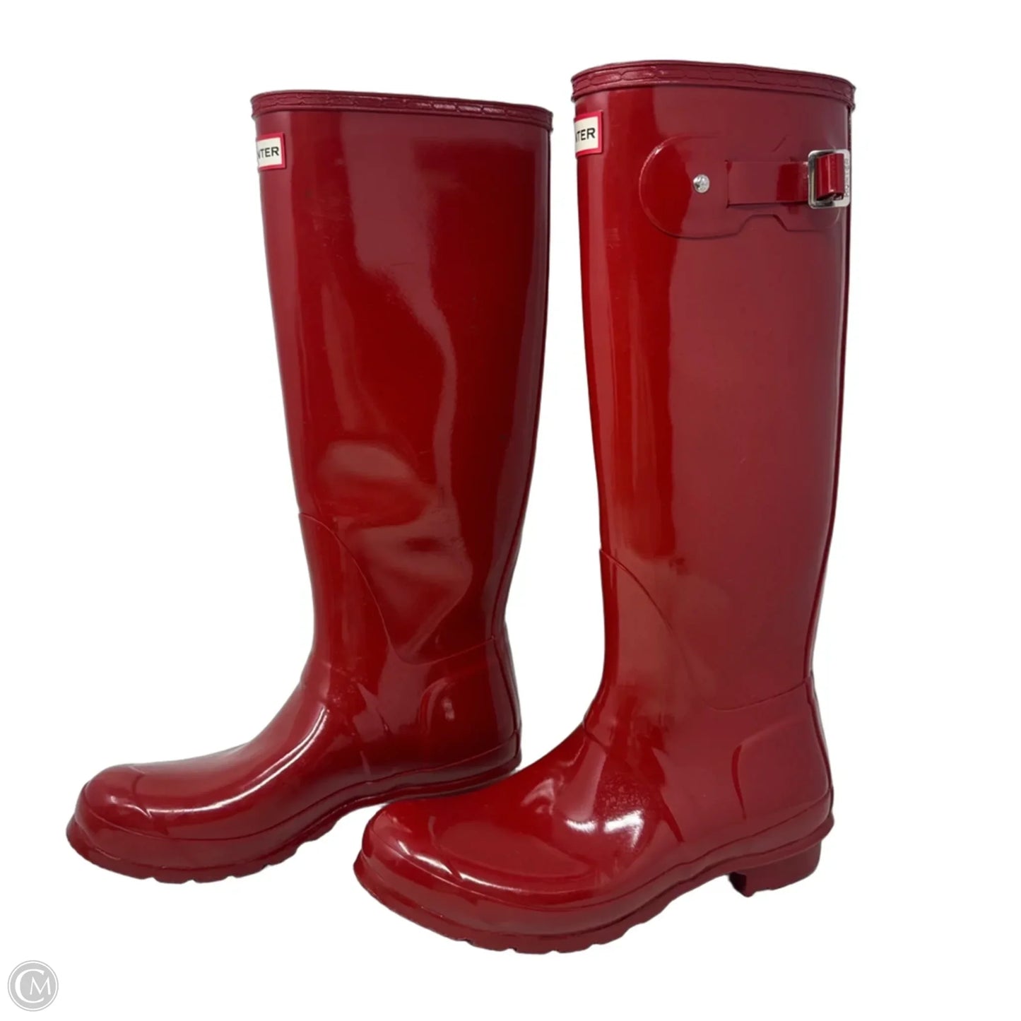 Boots Rain By Hunter In Red, Size: 10