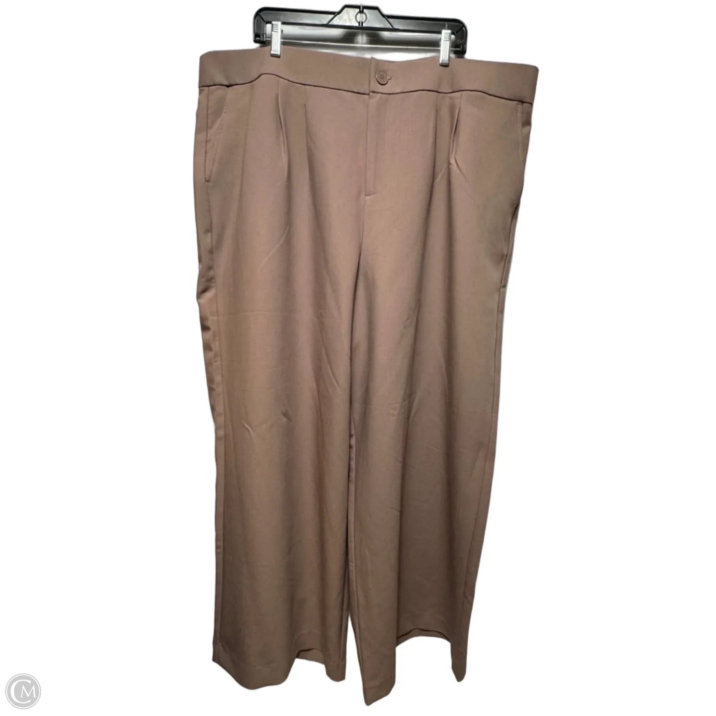 Pants Wide Leg By Torrid In Taupe, Size: 24
