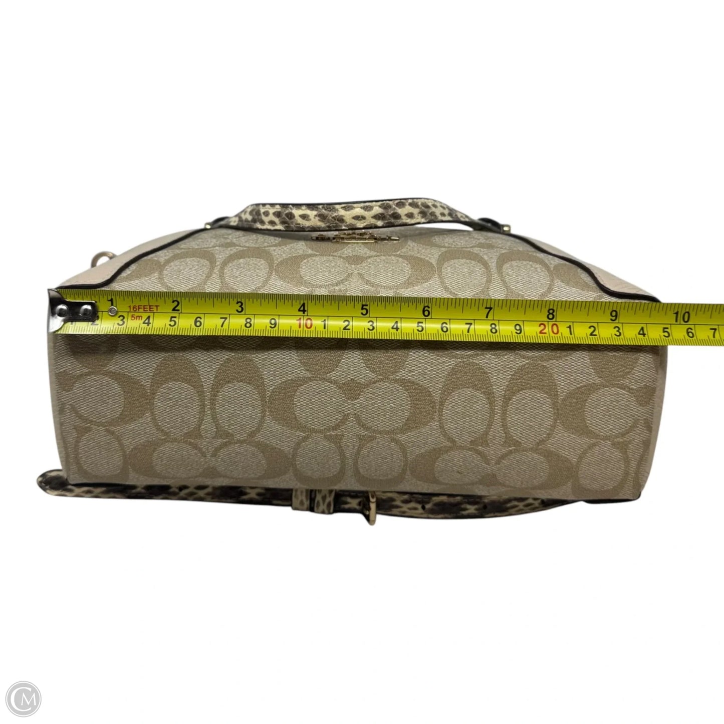 Kacey Satchel Handbag Designer By Coach, Size: Medium