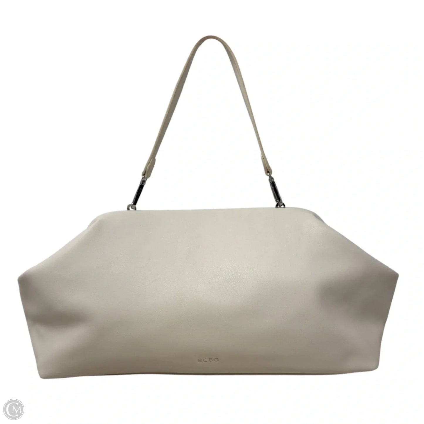 Convertible Faux Leather Handbag By Bcbg, Size: Medium
