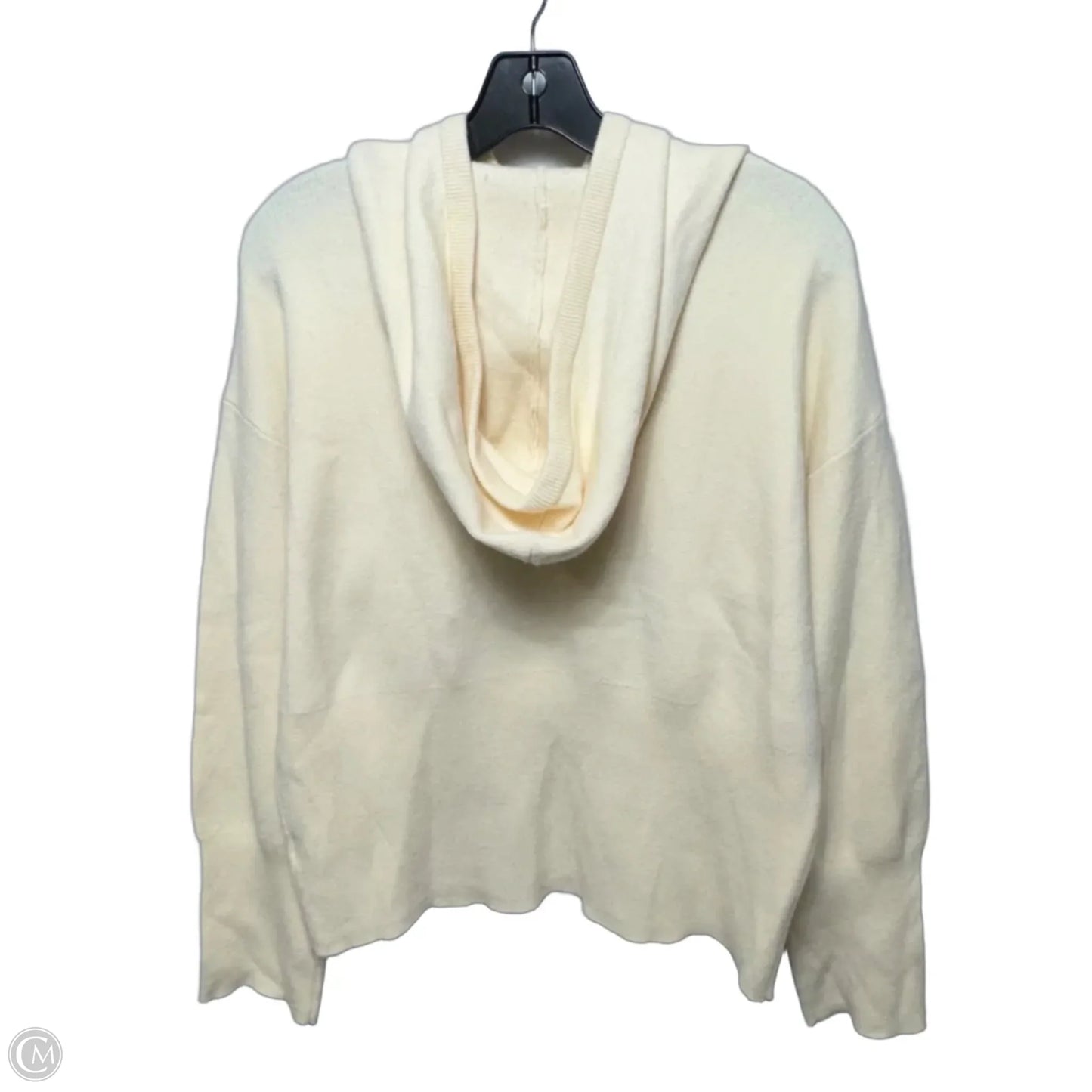 Sweater With Hoodie By A New Day In Cream, Size: S