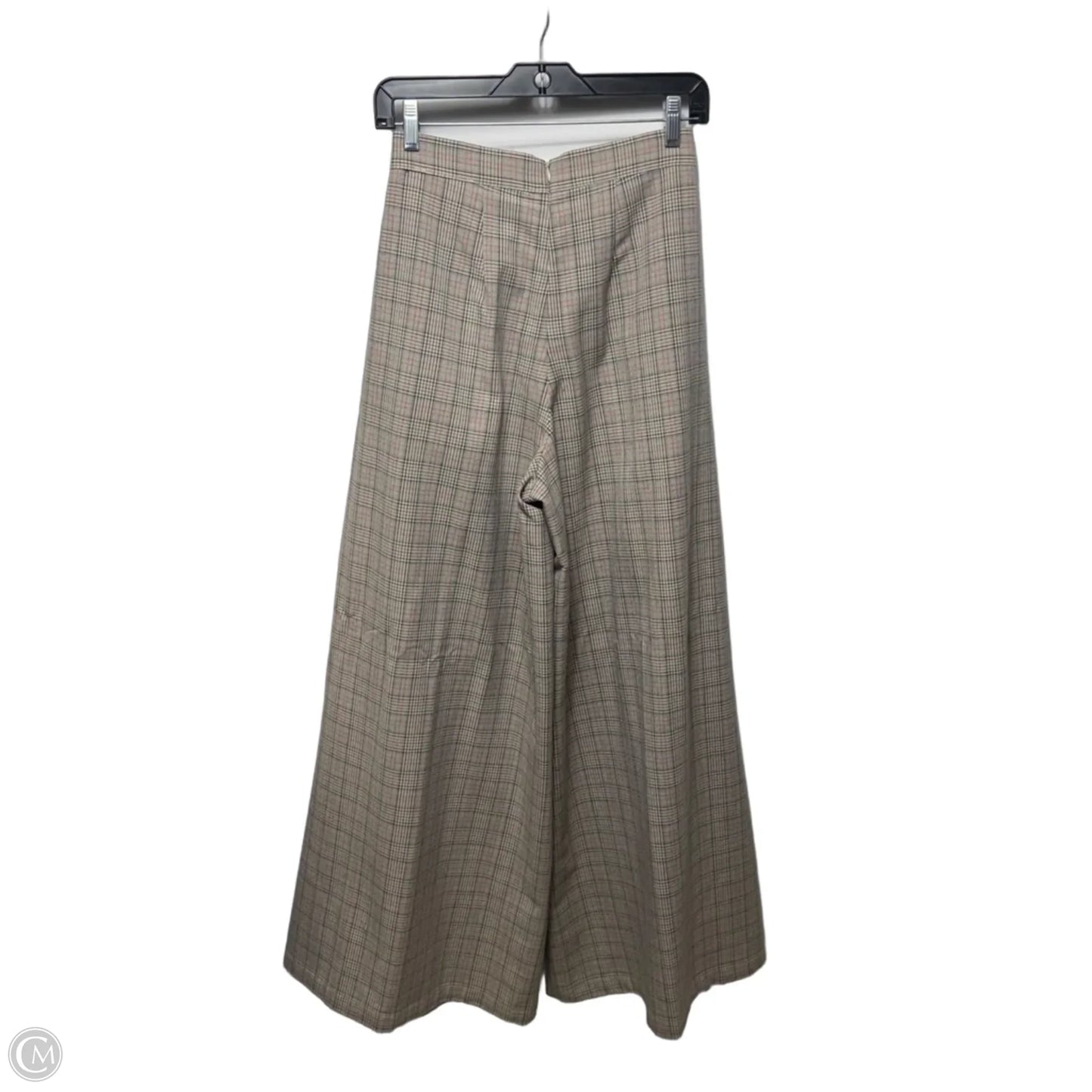 Pants Wide Leg By Corey Lynn Calter In Plaid Pattern, Size: XS/S ESTIMATED