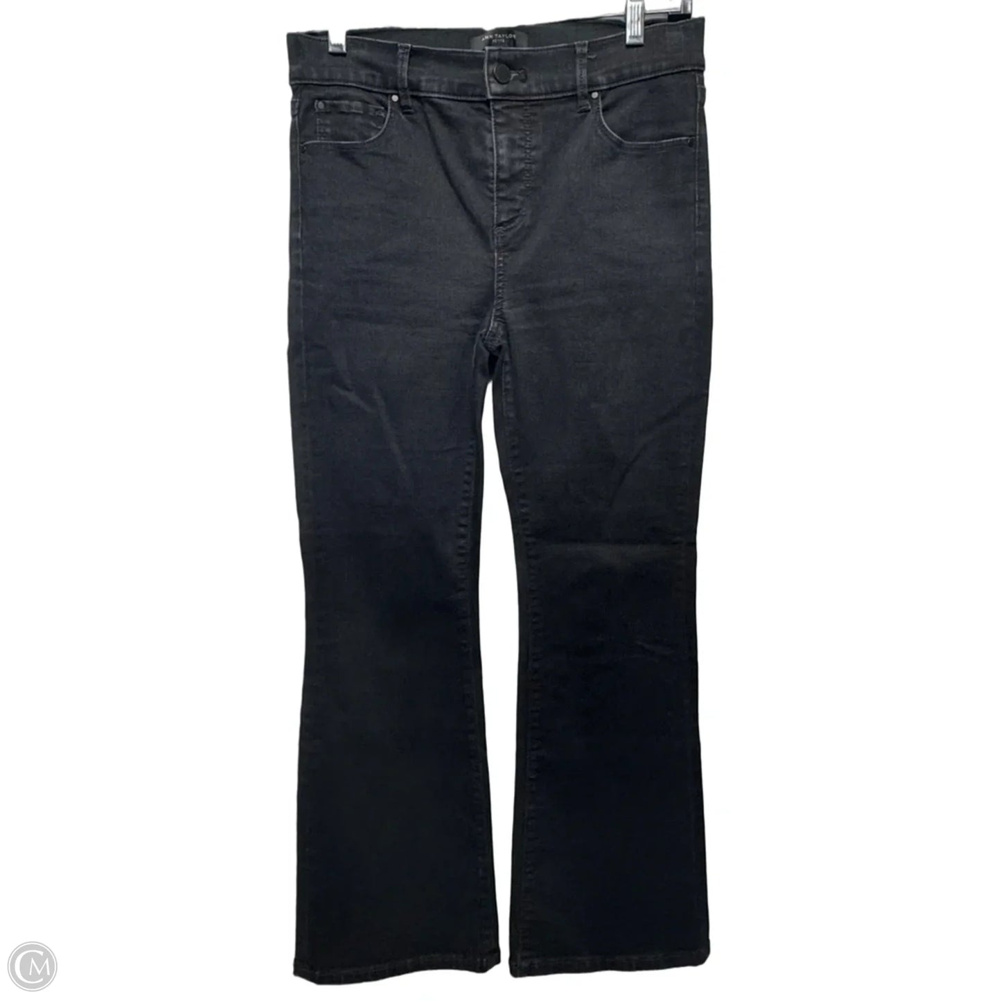 Jeans Boot Cut By Ann Taylor In Black Denim, Size: 4p