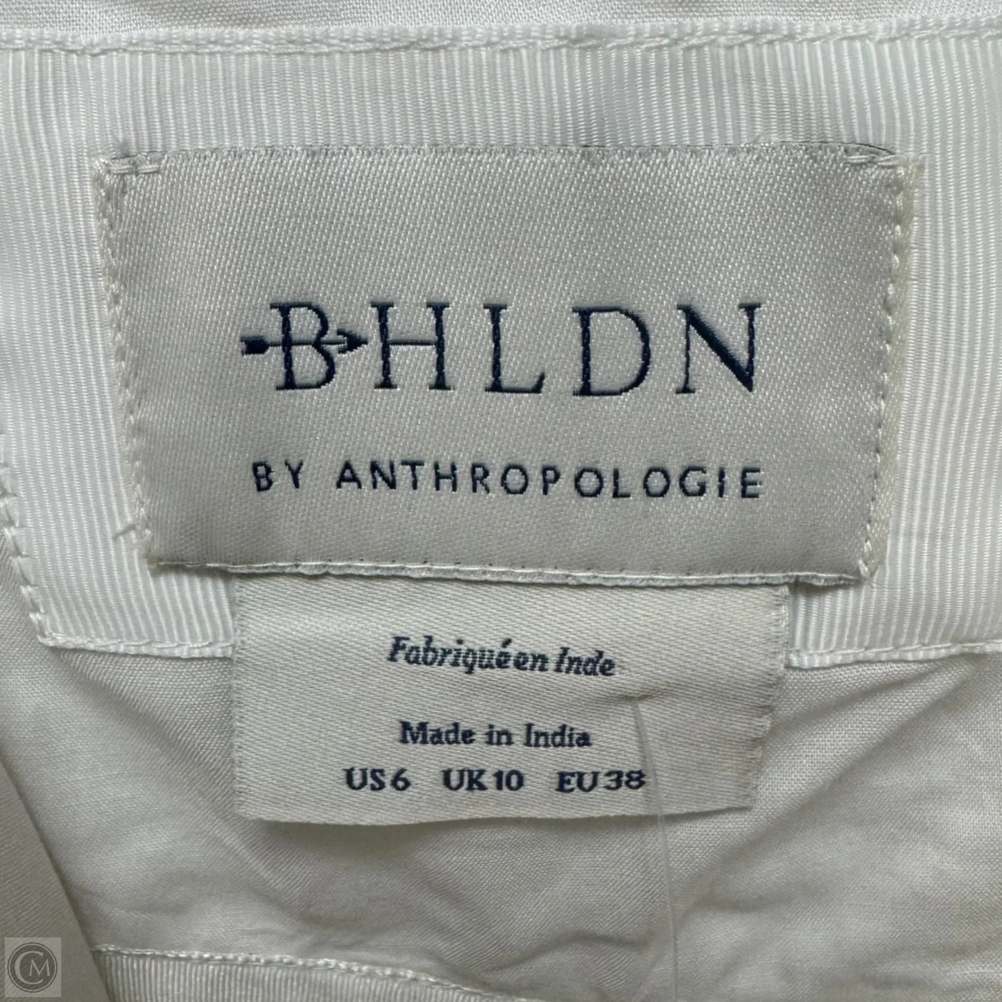 Dress Party Short By Bhldn By Anthropologie In Ivory, Size: 6