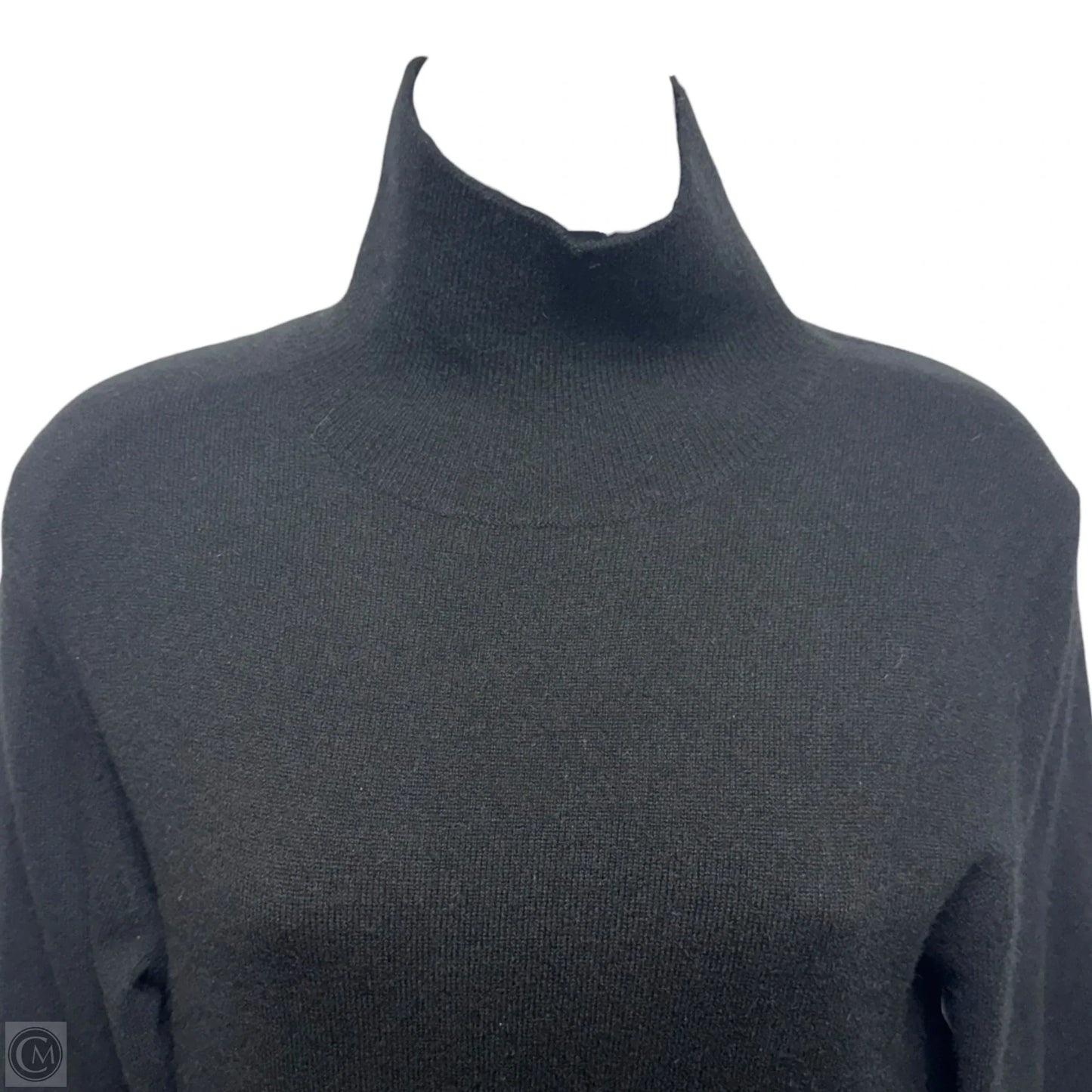 Signature Cashmere Turtleneck Dress with Slits By Naadam In Black, Size: XS
