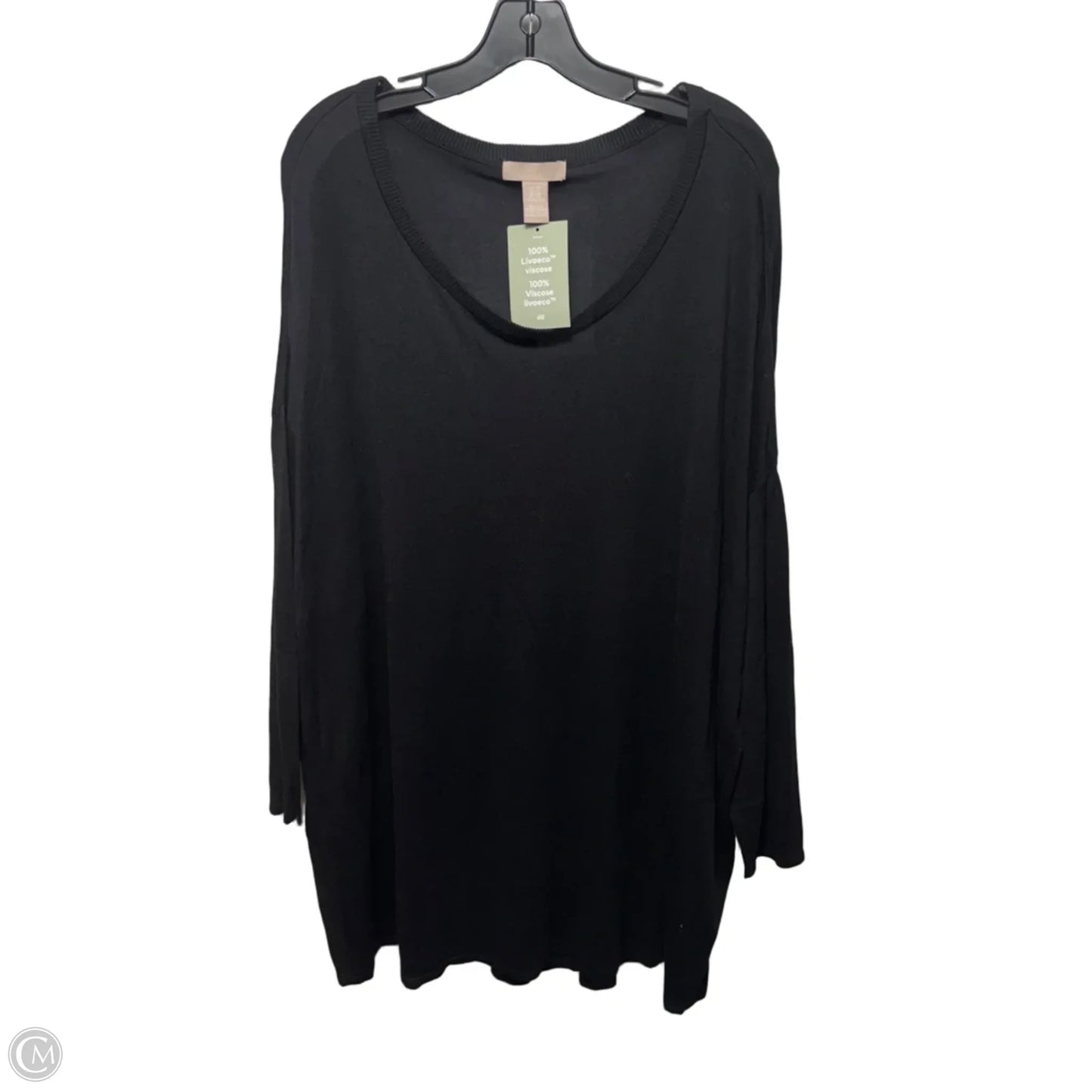 Sweater By H&m In Black, Size: 3x