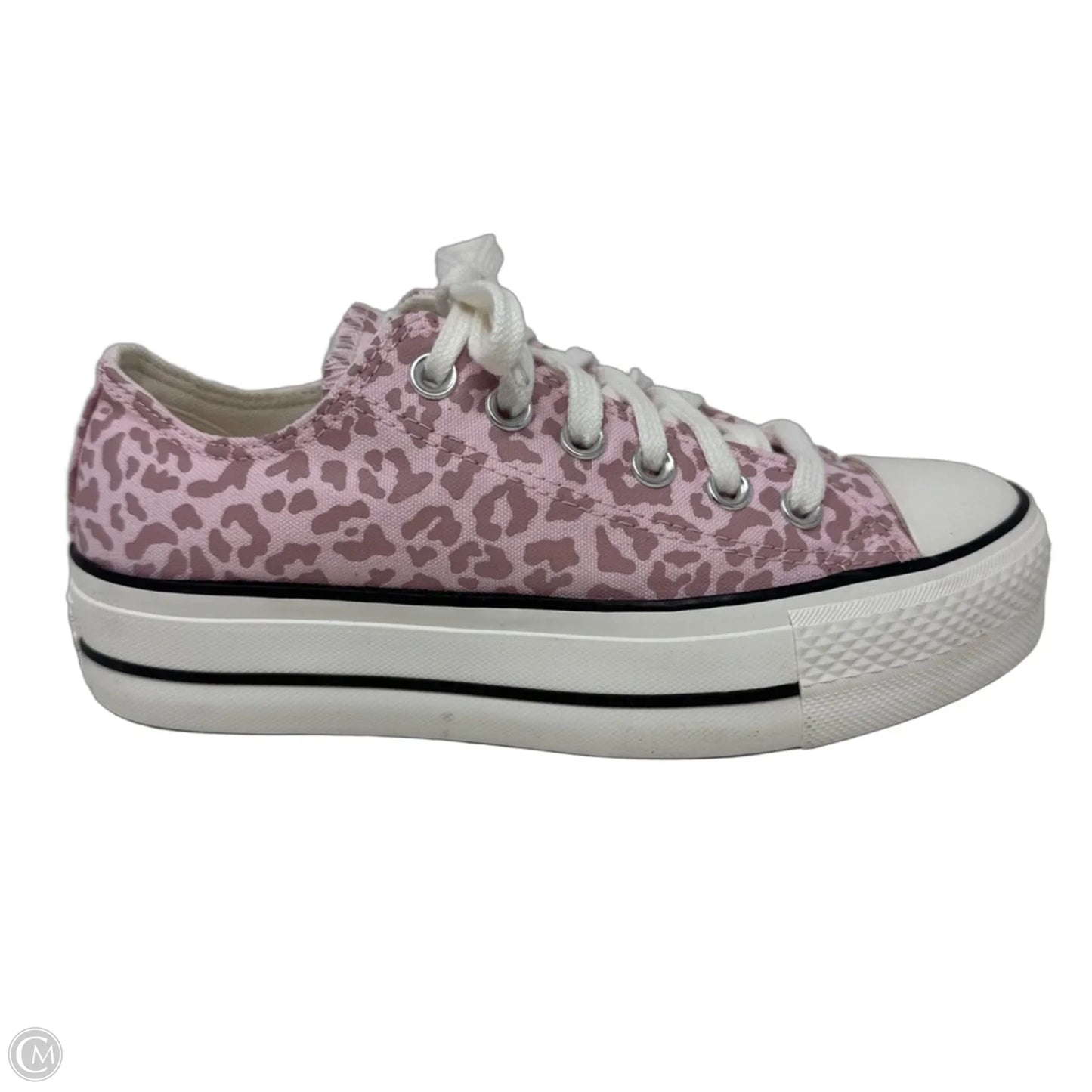 Platform Leopard Shoes Sneakers By Converse In Animal Print, Size: 6.5